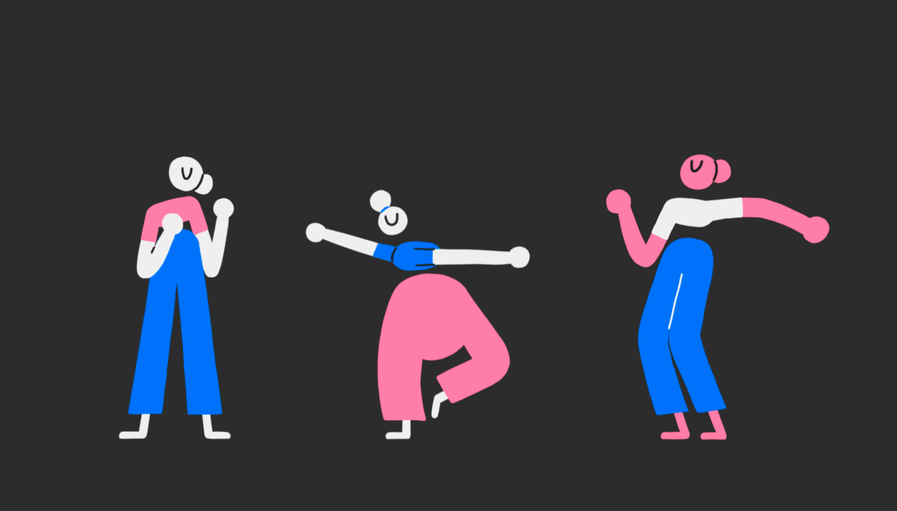 Wallpaper #qRmOFY8BtGB6xQ784msW56 Three People in Different Colors Are Fighting with Each Other