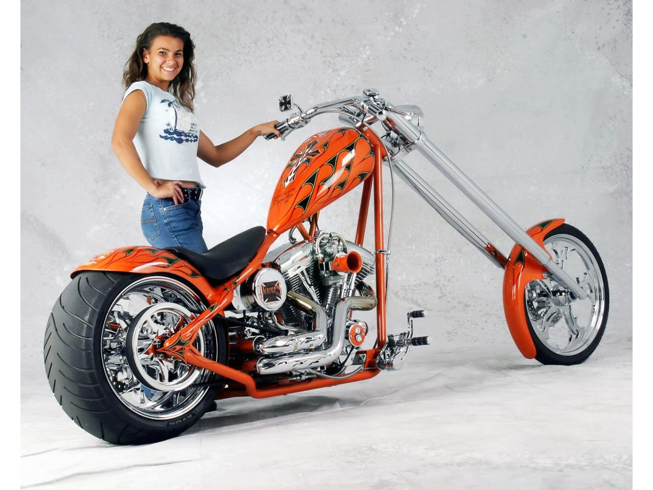 Wallpaper #Y5-oWZMBcUVgGJNoorJM356 Harley Davidson Custom 300 Pro Street Chopper Wallpaper Custom
