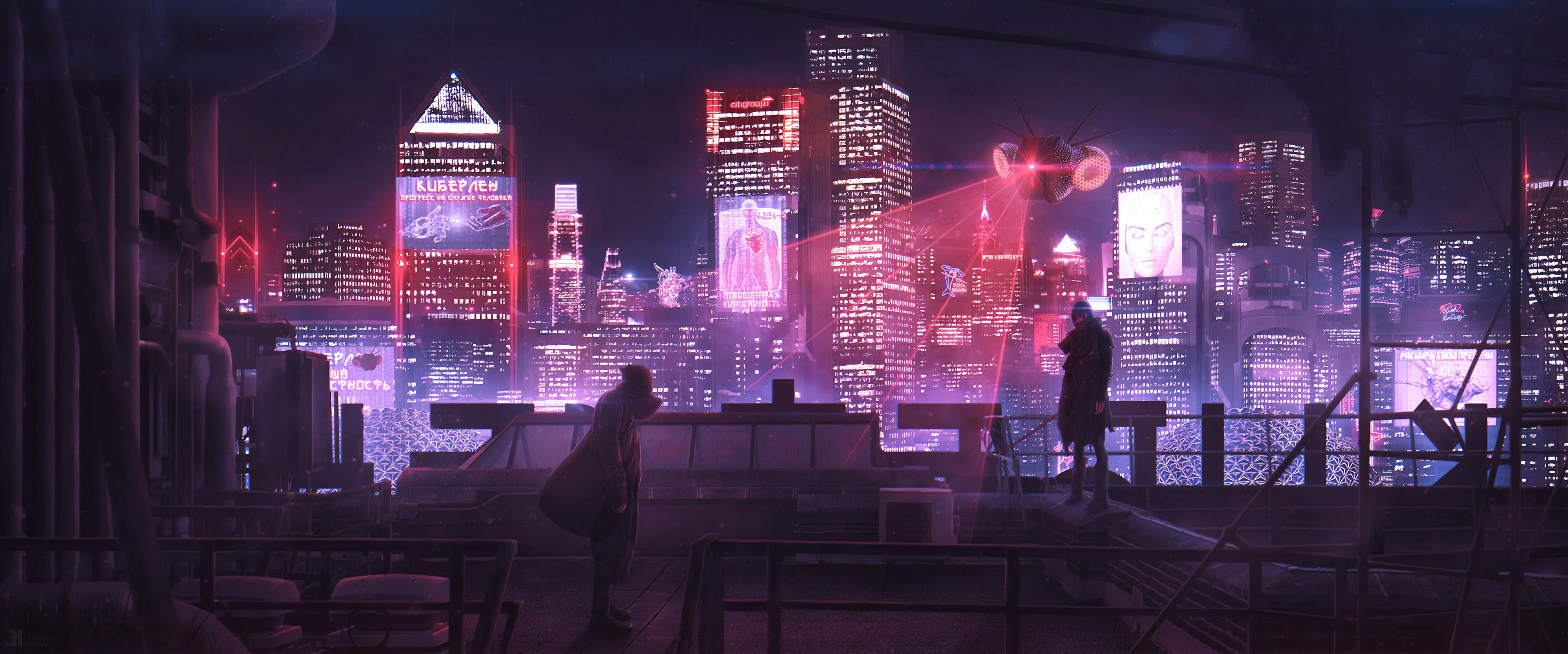 Wallpaper #FWjqI5MBSpphPi3-uzdL244 Futuristic City Wallpaper 4K