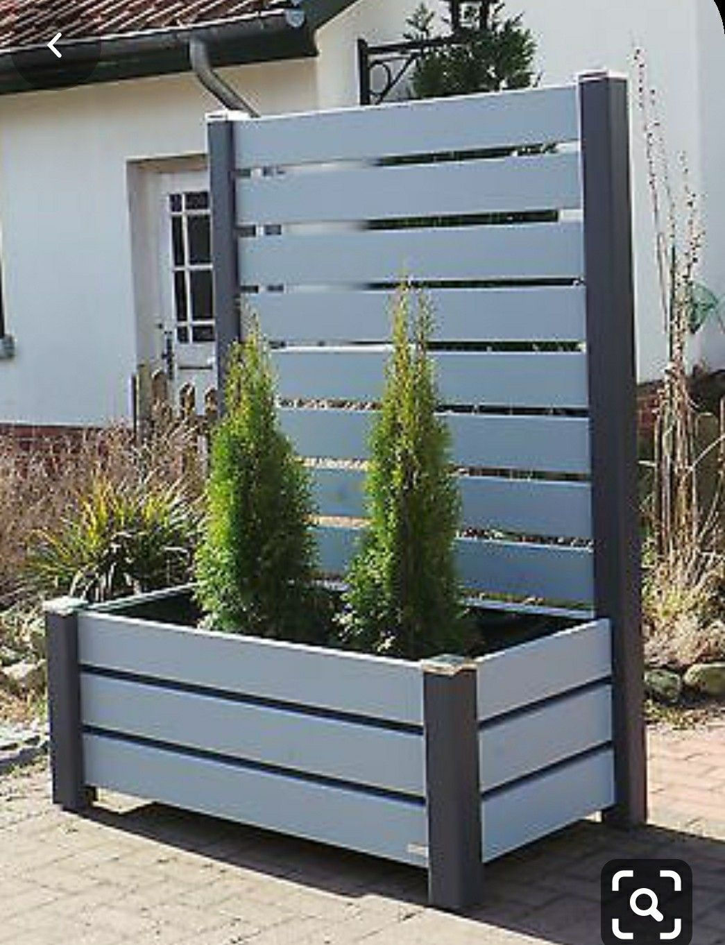 Wallpaper #21B61 20 Outdoor Privacy Screen with Planter Box