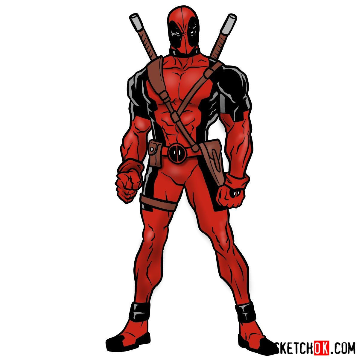 Wallpaper #Xx1nLZMBlOZrFDOkIND756 How to Draw Deadpool in Full Growth Step by Step Drawing Tutorials