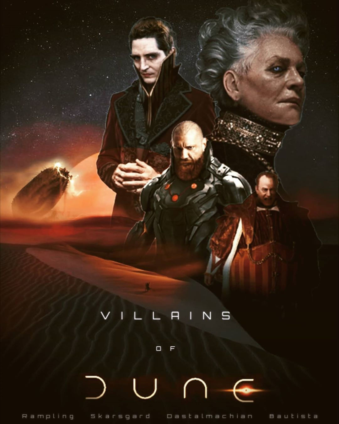 Wallpaper #3YJFQJMB0GiFKesMK8Bn188 Dune 2020 Villains Concept Dune the Movie Dune Book Dune Film