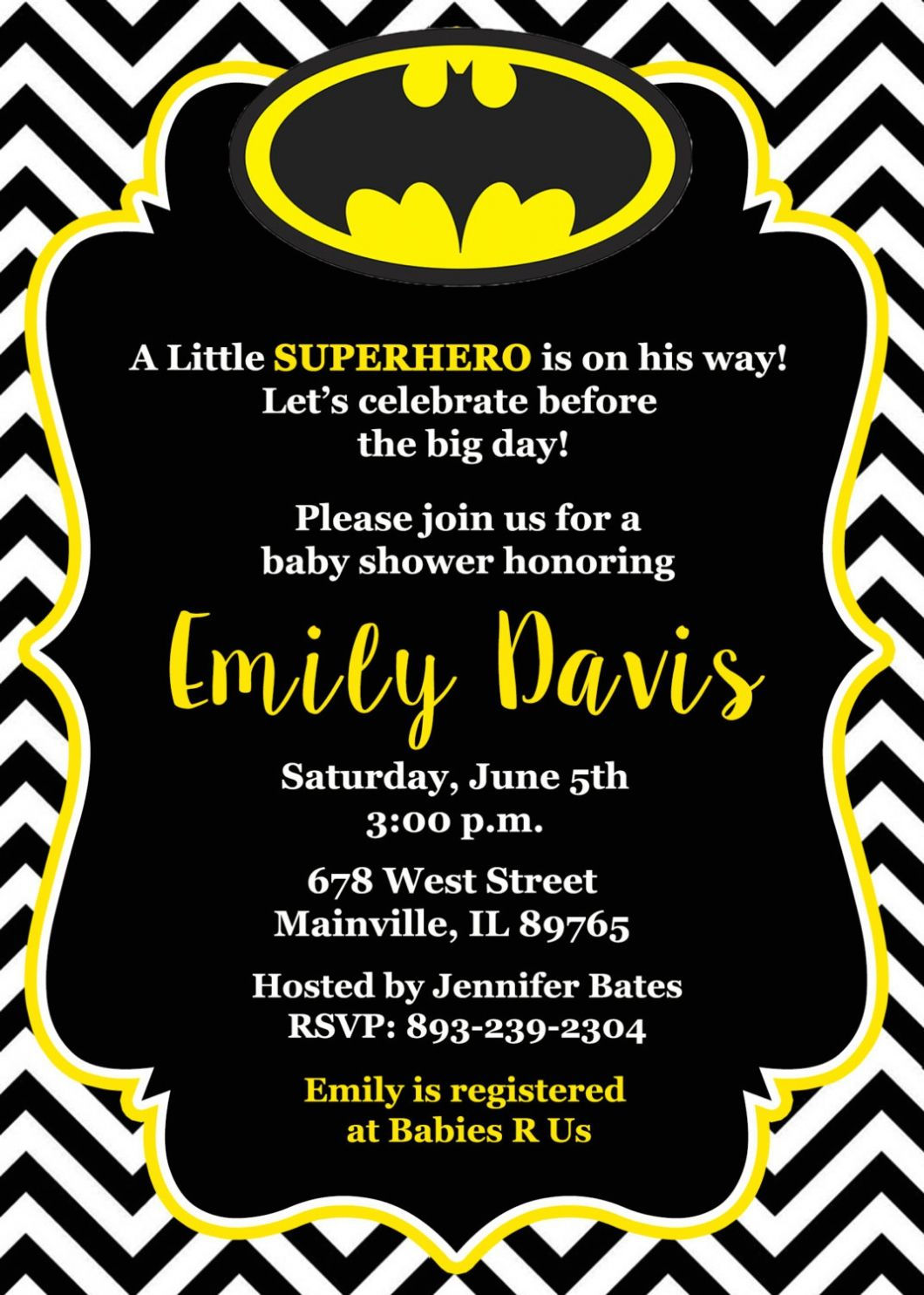 Wallpaper #Ome8DJMBSpphPi3-0-CS101 Batman Baby Shower Invitations to Give Additional Ideas in Creating