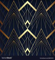Wallpaper #_bix25IBJvJKYCmEN_fQ451 Abstract Art Deco Seamless Blue and Golden Vector Image Art Deco