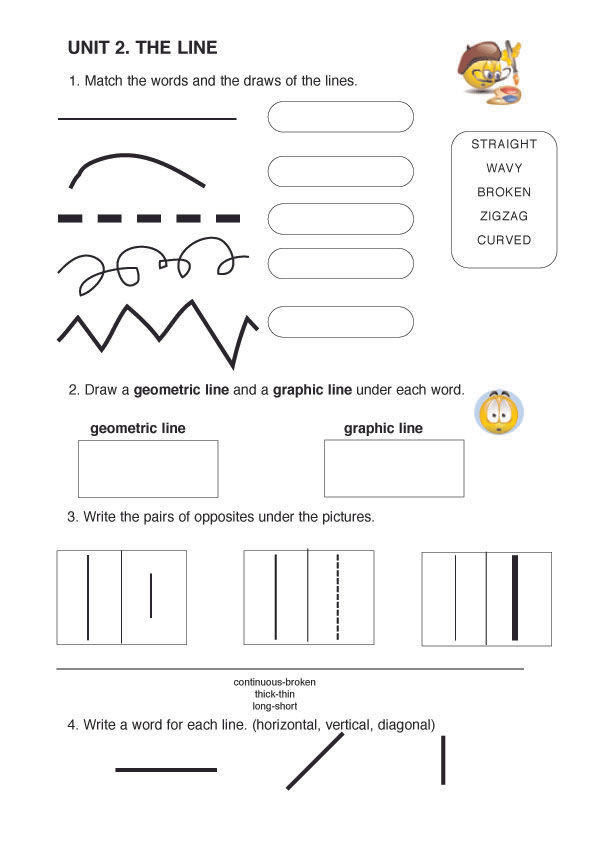 Wallpaper #sZy14pIBZHQxiYarjMHJ511 Elements of Art Line Worksheet
