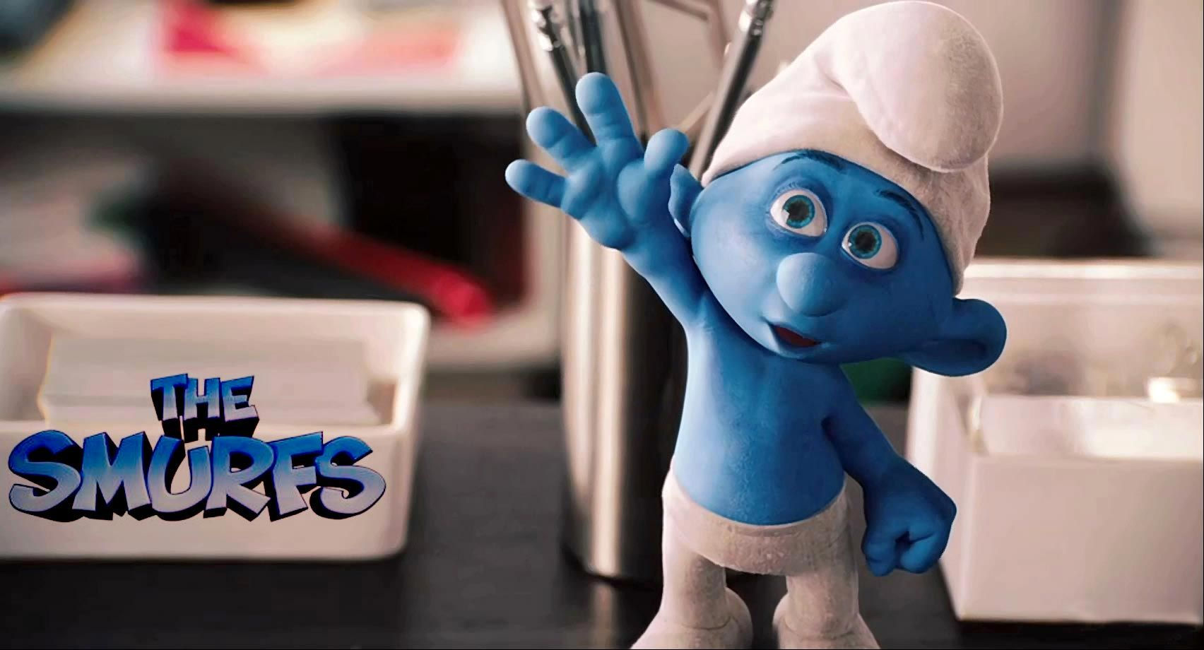 Wallpaper #jmdi6pIBSpphPi3-iEY-104 Smurf Taking Care of Baby Grouchy Clumsy Scrooge Brainy High