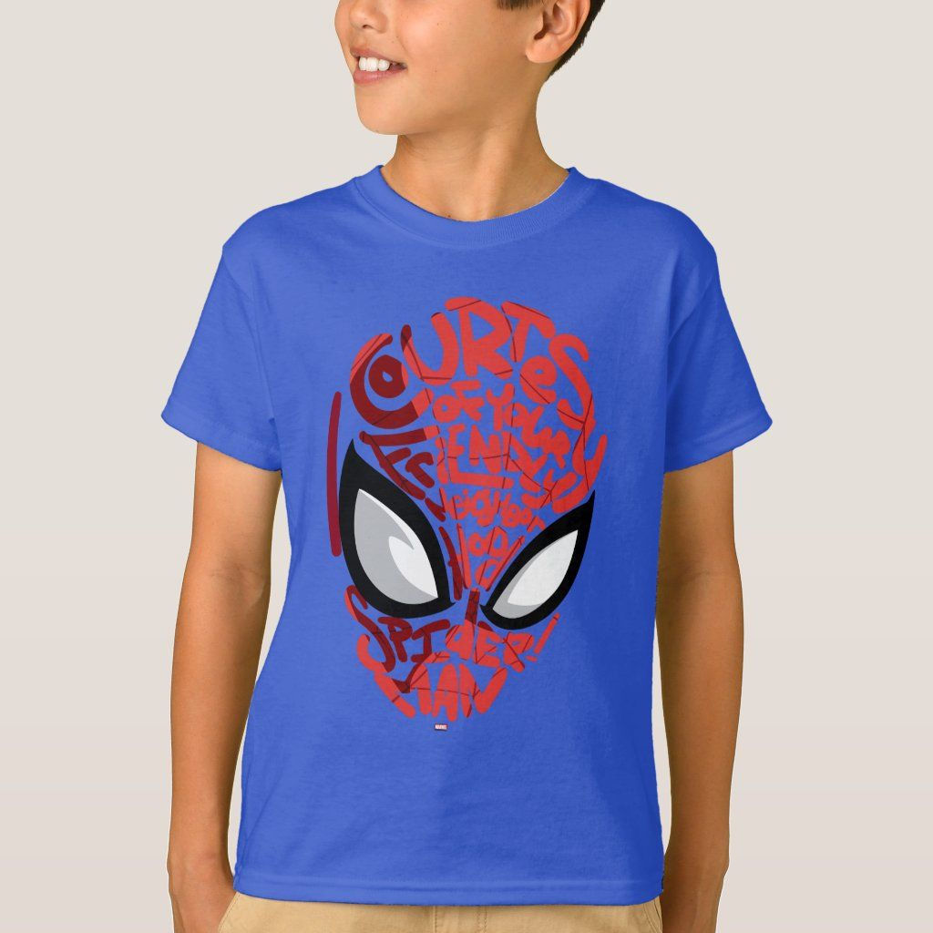 Wallpaper #nmcsCZMBSpphPi3-Pc5l189 Spider Man Courtesy Quote Typographic Head T Shirt Zazzle