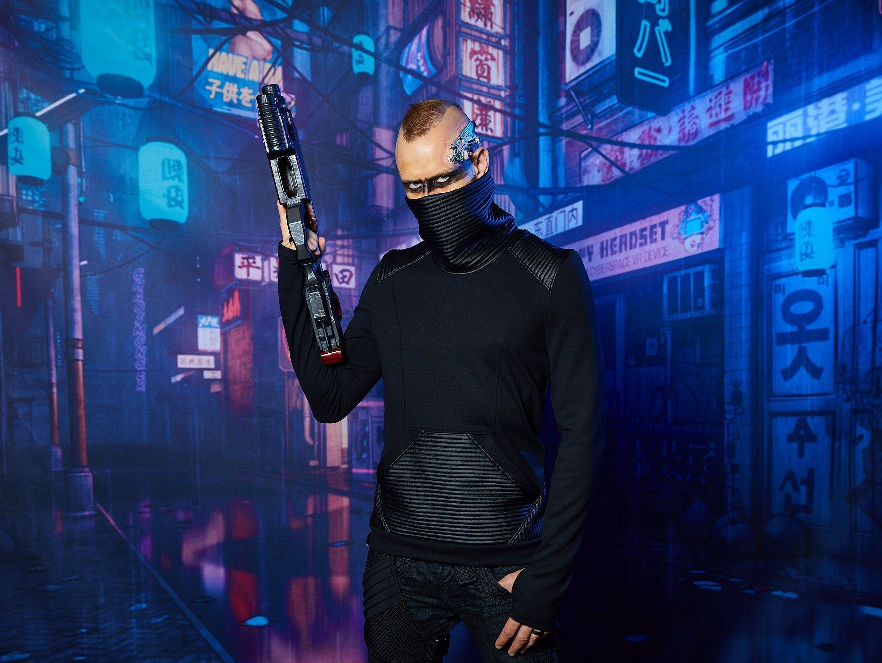 Wallpaper #KO9sS5MBMN-XEVvVwjtk50 Cyberpunk Sweater Futuristic Clothing for Men Turtleneck Etsy