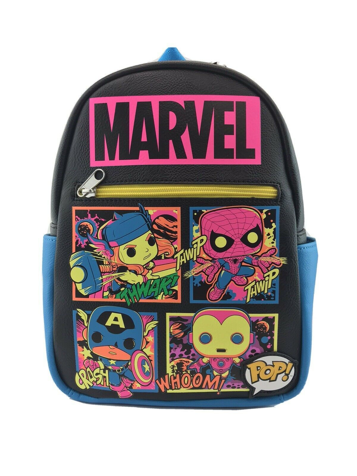 Wallpaper #wjGzNZMB5zzyi_yY0Fcl291 Funko Pop Marvel Black Light Mini Backpack Brand New 671803311657