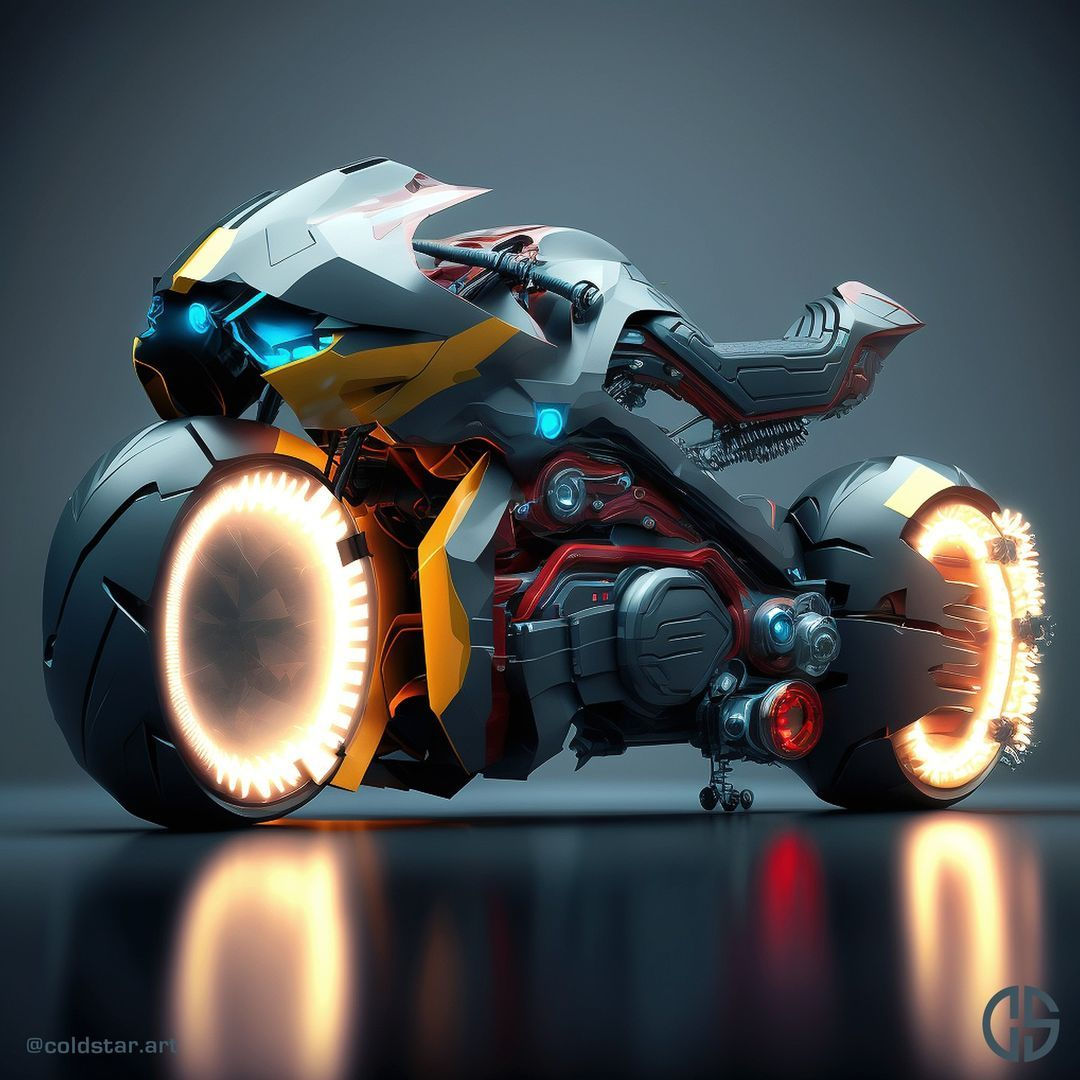 Wallpaper #3mf565IBSpphPi3-3E9y168 Coldstar Art En Instagram Futuristic Cyberpunk Motorcycles