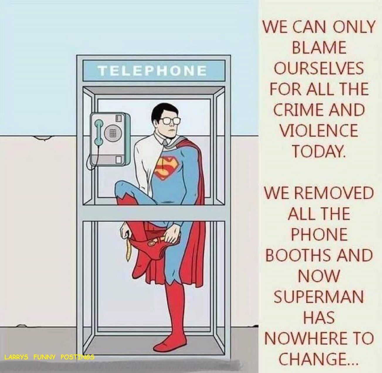 Wallpaper #szGvNZMB5zzyi_yYWldh35 Super Man Has No Where to Change Funny Pictures Phone Booth