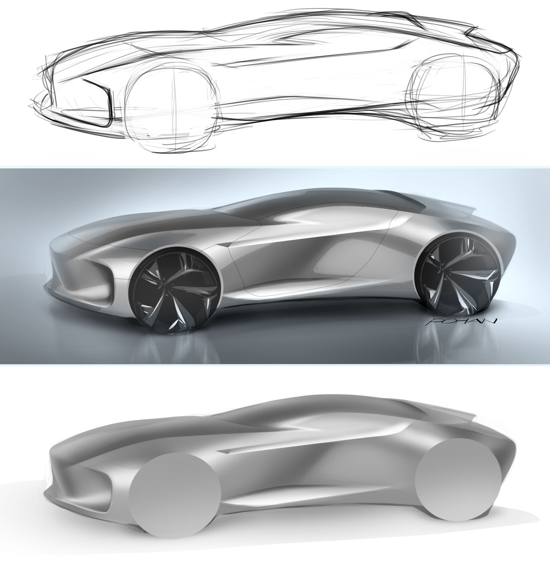Wallpaper #jEAOMJMBJhL2WPbav7_7263 Doodle on Behance Design Exterior Car Exterior Car Design Sketch Car