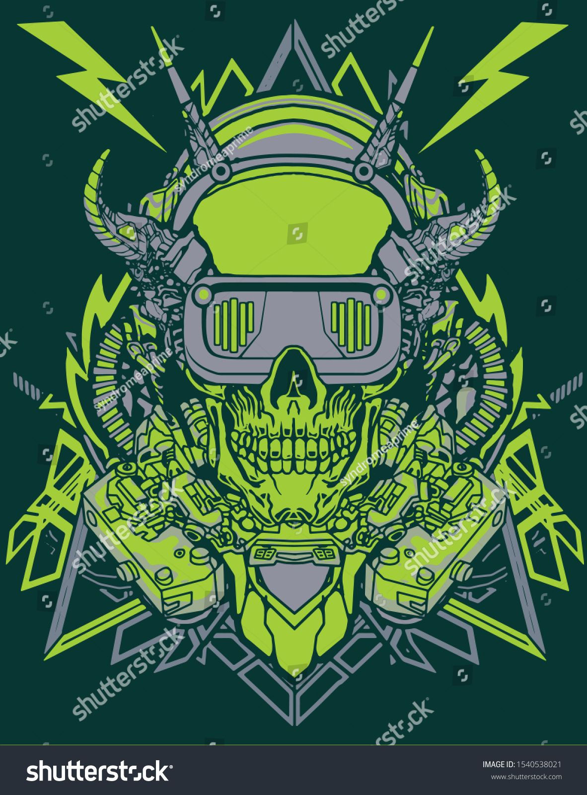 Wallpaper #4nPlf44BFI5NbQksLRcD50 Cyberpunk Skull Robot with Future Technology Elements with Sacred