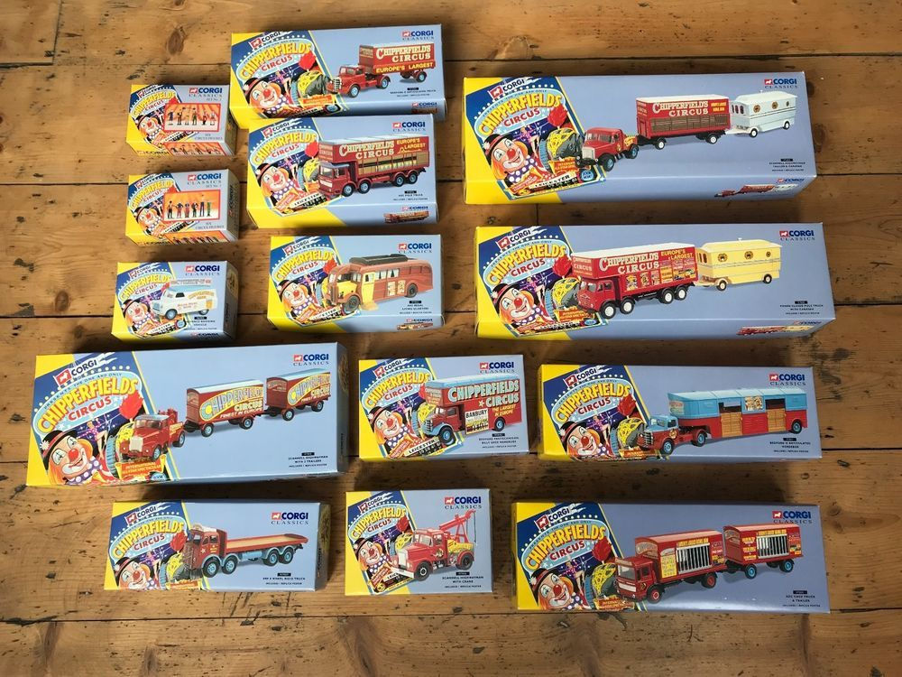 Wallpaper #v7hw2pIBJvJKYCmEjfFq172 Corgi Classics Chipperfield Circus Collection Full Set of 12 Models