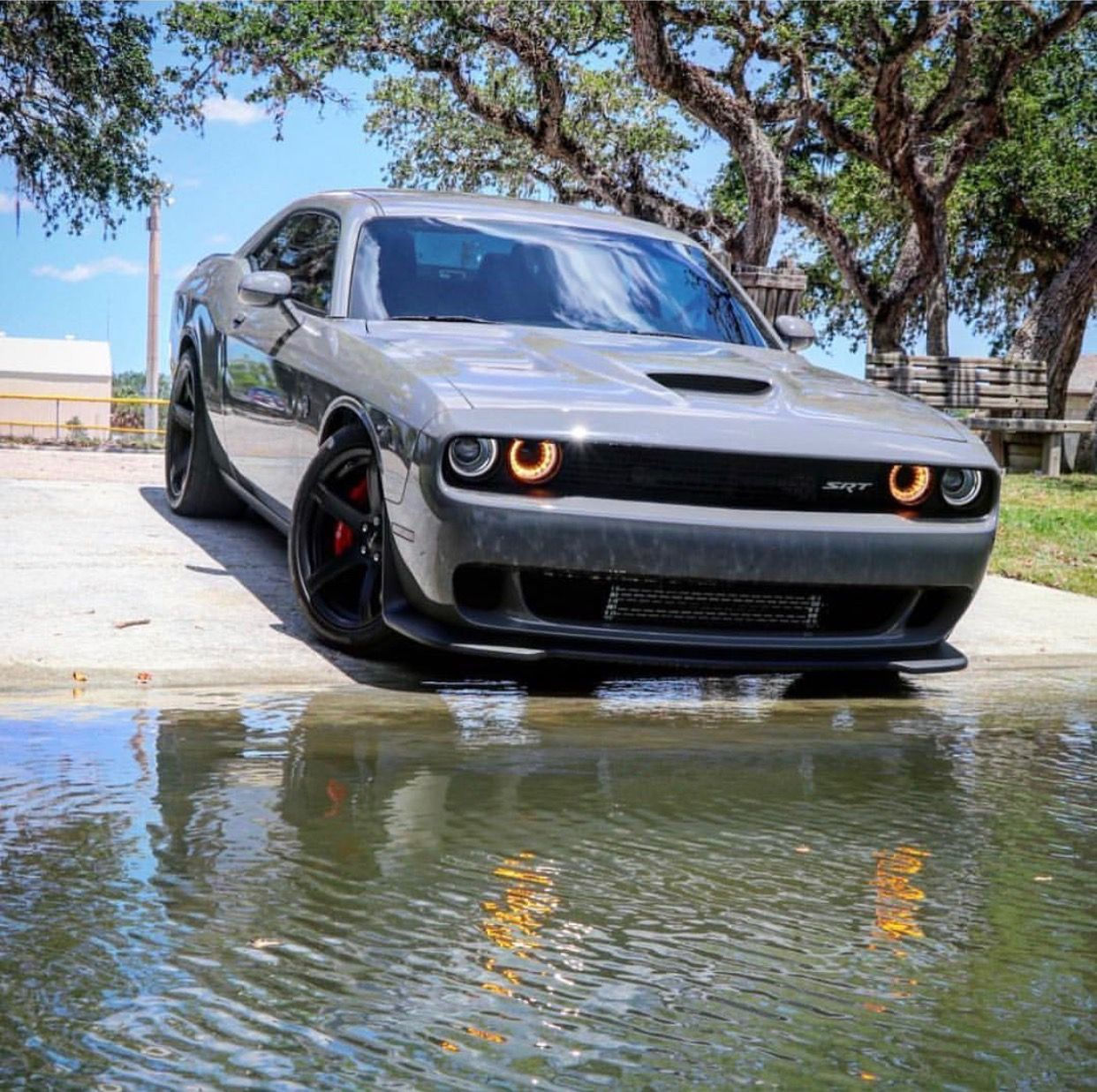 Wallpaper #84950 2018 Dodge Challenger Srt Demon Black Satin Hood Only 594 Miles Bone