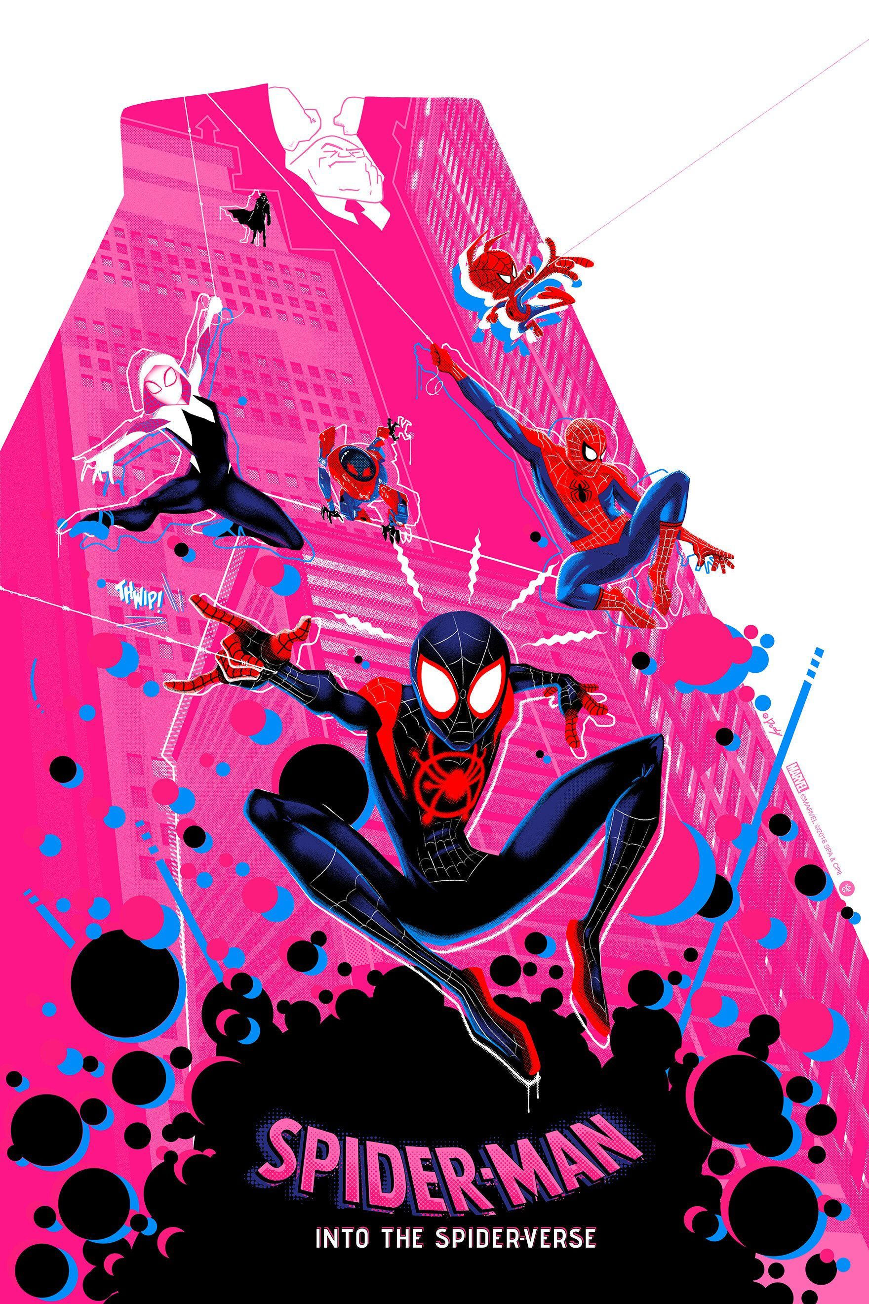 Wallpaper #YxlLDo8BtGB6xQ78WFns36 Spider Man into the Spider Verse Poster by Doaly Videos De Spiderman