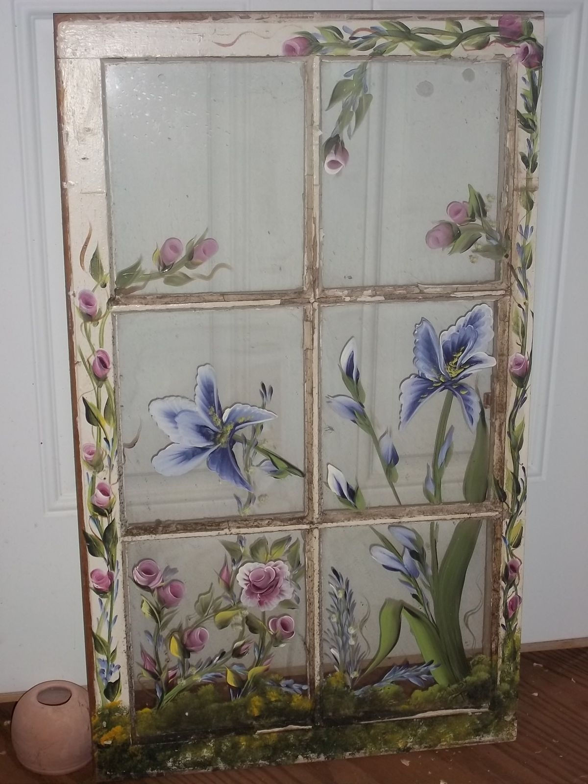 Wallpaper #5be1b Diy Stained Glass on Old Window Pane with Design Masters Tint It