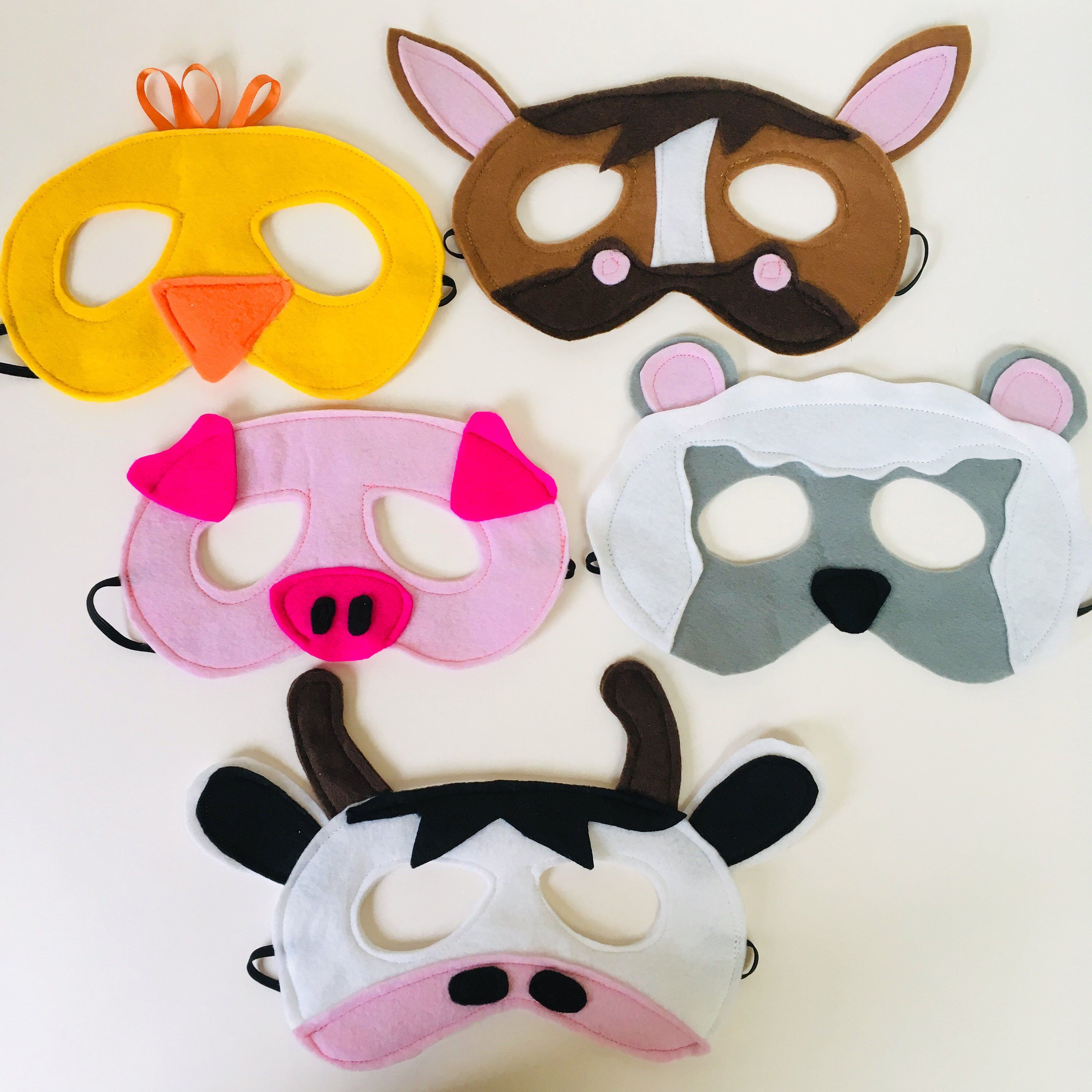 Wallpaper #32hUFJMBSpphPi3-iwOP142 Farm Animal Mask Set Kids Old Macdonald Farmyard Masks Etsy Animal