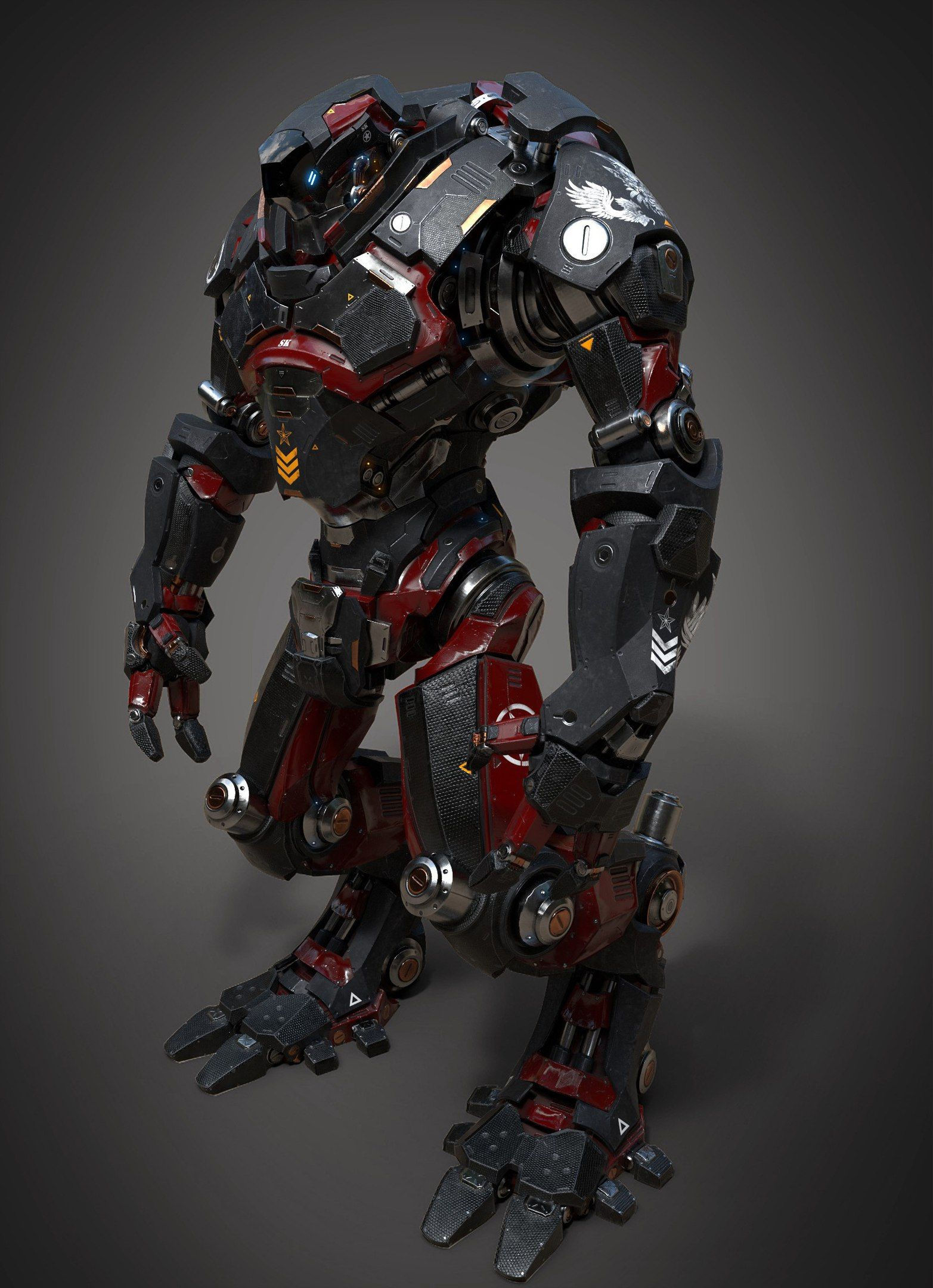 Wallpaper #Yp03ZJcBkAG5jTCHx7Ci181 Dialogi Robots Concept Robot Concept Art Armor Concept