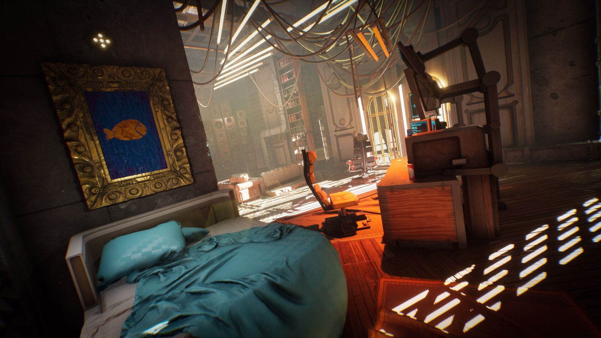 Wallpaper #EWc7-pIBSpphPi3-H5AG59 Artstation Cyberpunk Interior Kit Ue4 Denis Rutkovsky Game