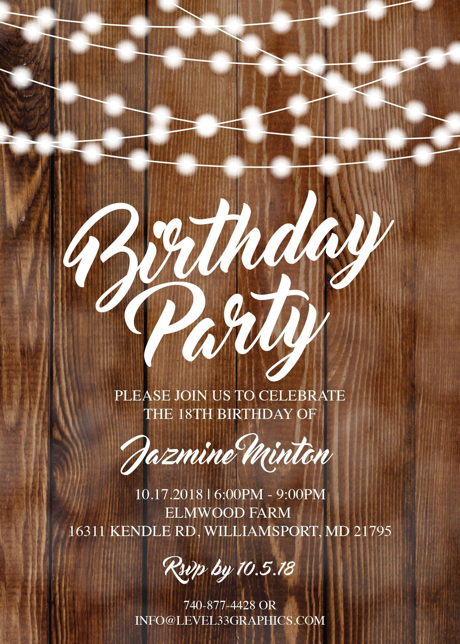 Wallpaper #nDEINpMB5zzyi_yYPFiv173 Rustic Birthday Party Invitation Party Invite Card Country Etsy Bbq