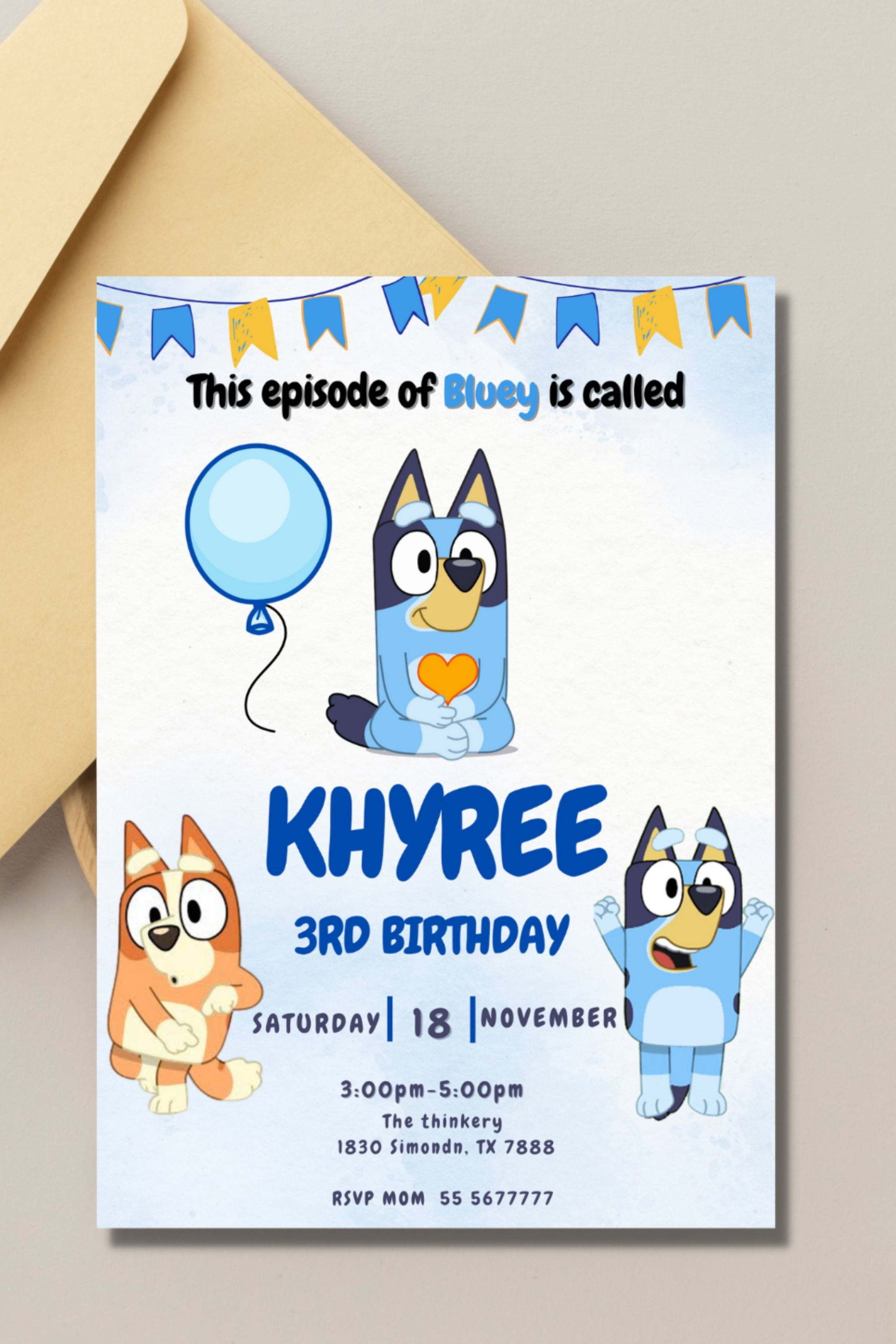 Wallpaper #lTEHNpMB5zzyi_yYM1jN306 Editable Bluey Birthday Invitation Party Invite Digital Party Template