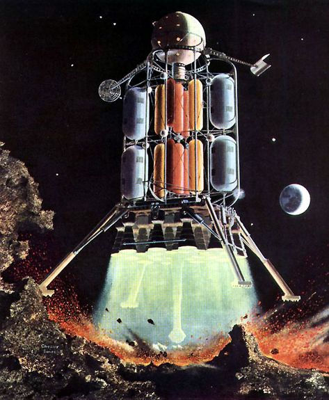 Wallpaper #2LgT3ZIBJvJKYCmEjv7f42 Space Age Poster Atomic Rockets Vintage Space Art Sci Fi Retro