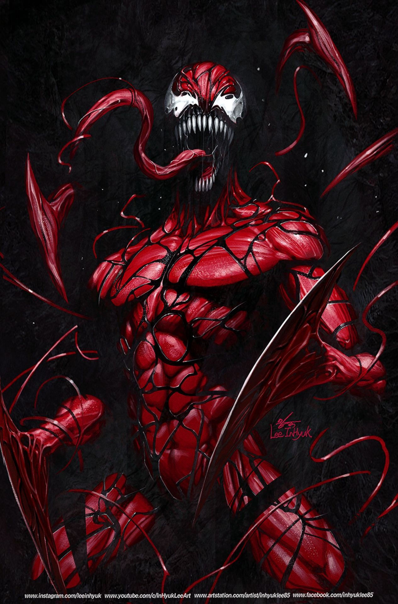 Wallpaper #49C10 Spider Man Carnage Symbiote Marvel 4K 253 Wallpaper