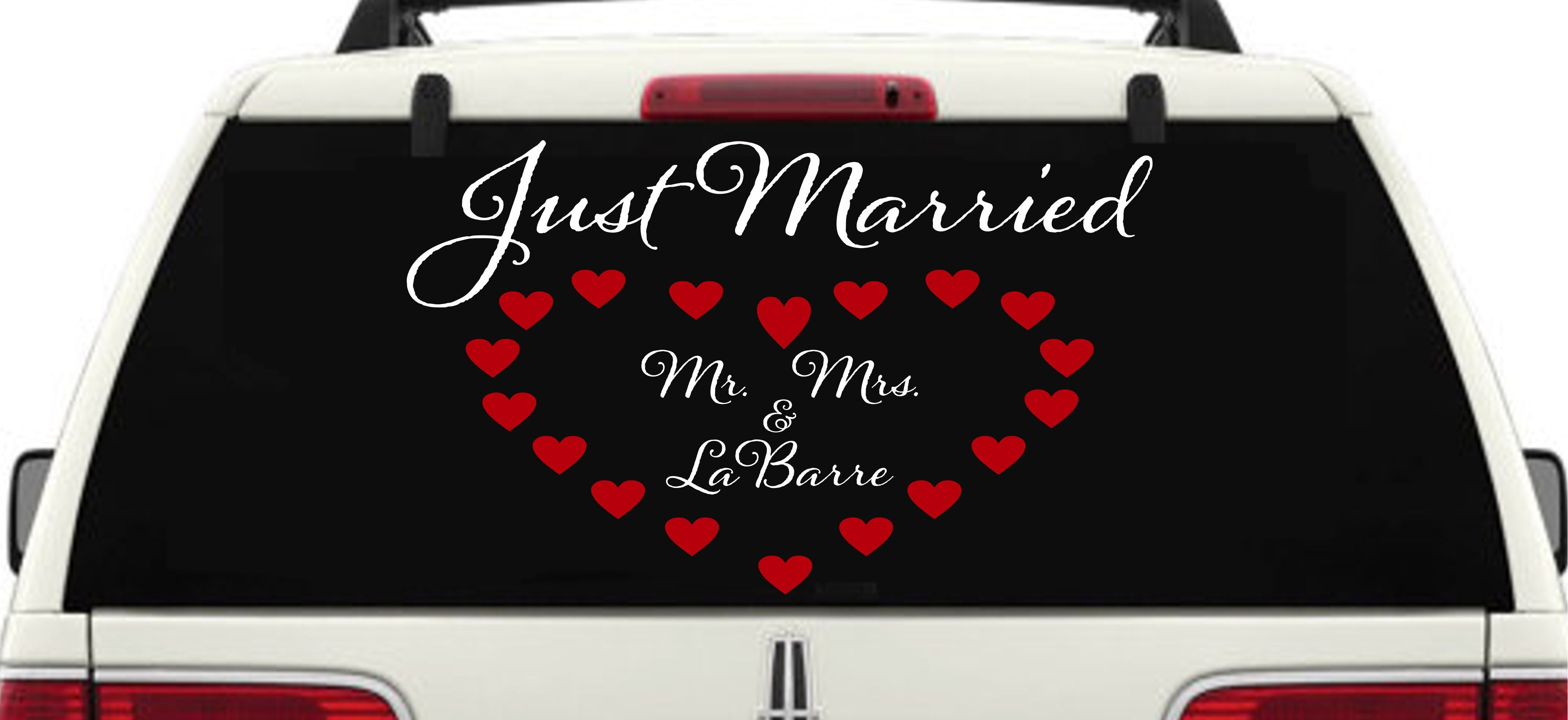 Wallpaper #dc4bd Custom Decal with Your Text Rear Window Decal Car Sticker Etsy