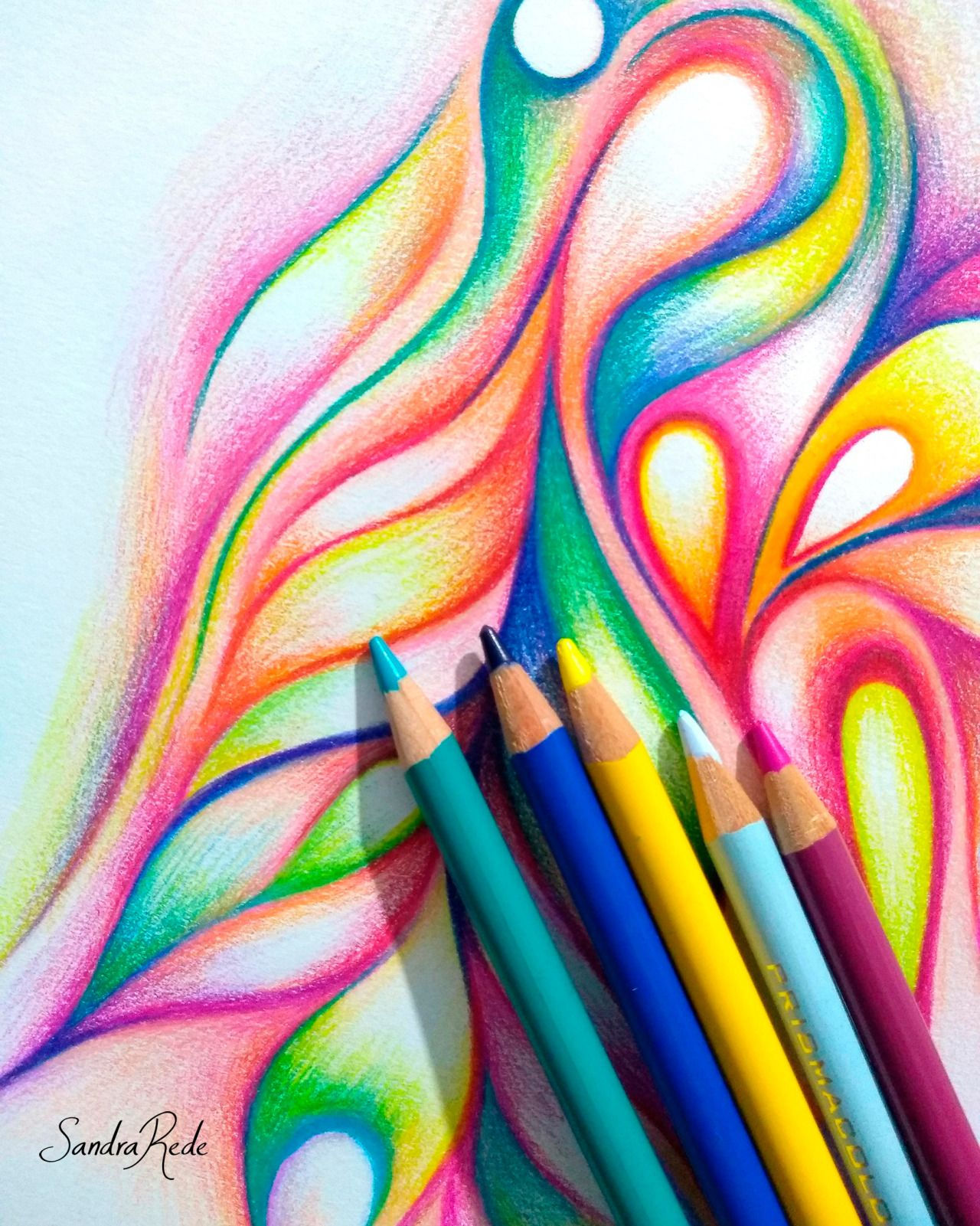 Wallpaper #BWgvFZMBSpphPi3-Zwec239 Colored Pencil Abstract