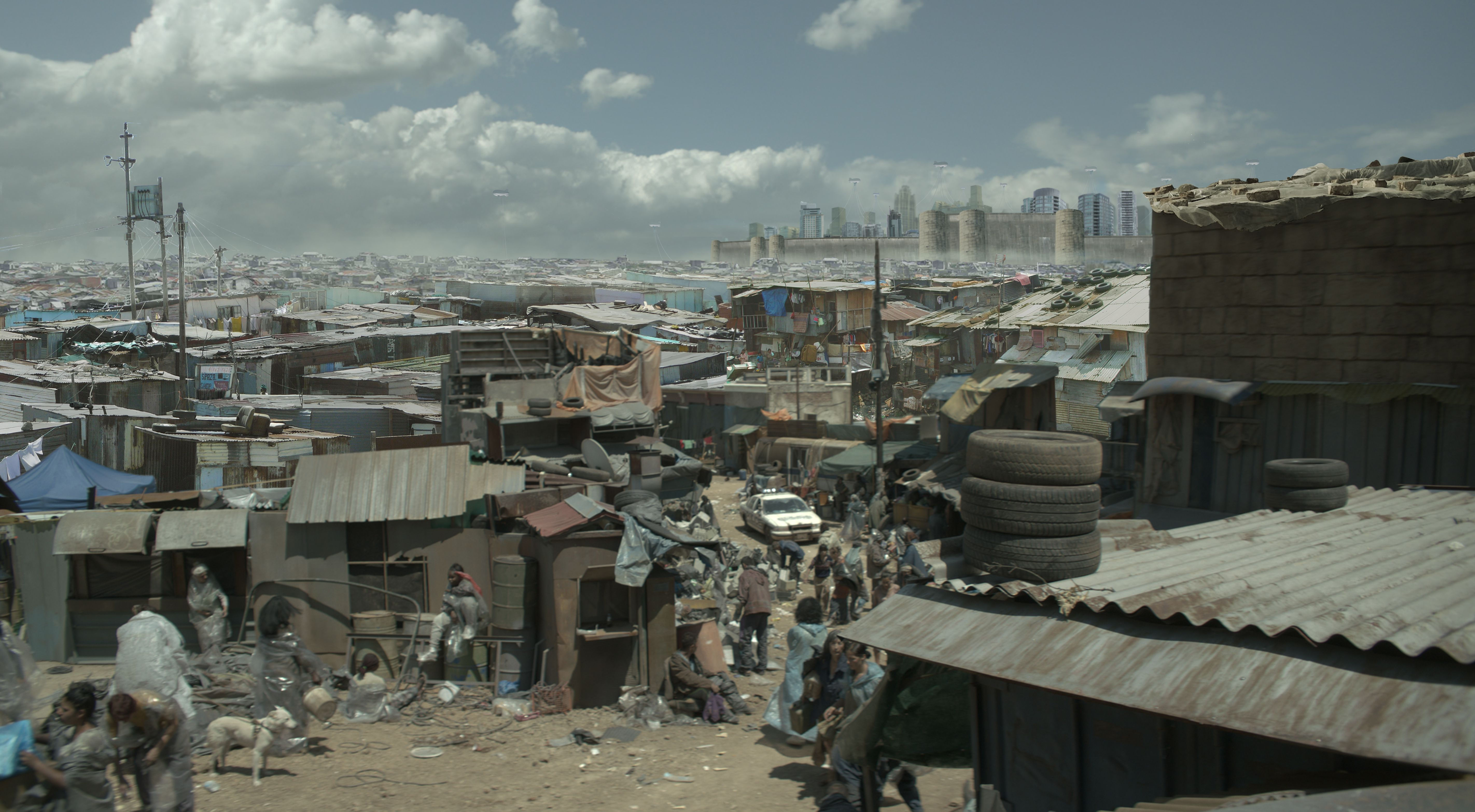 Wallpaper #95lDP5MBUcASHT6nWssT7 The Ghetto Set in Automata Scifi Landscape Film Studio Dylan