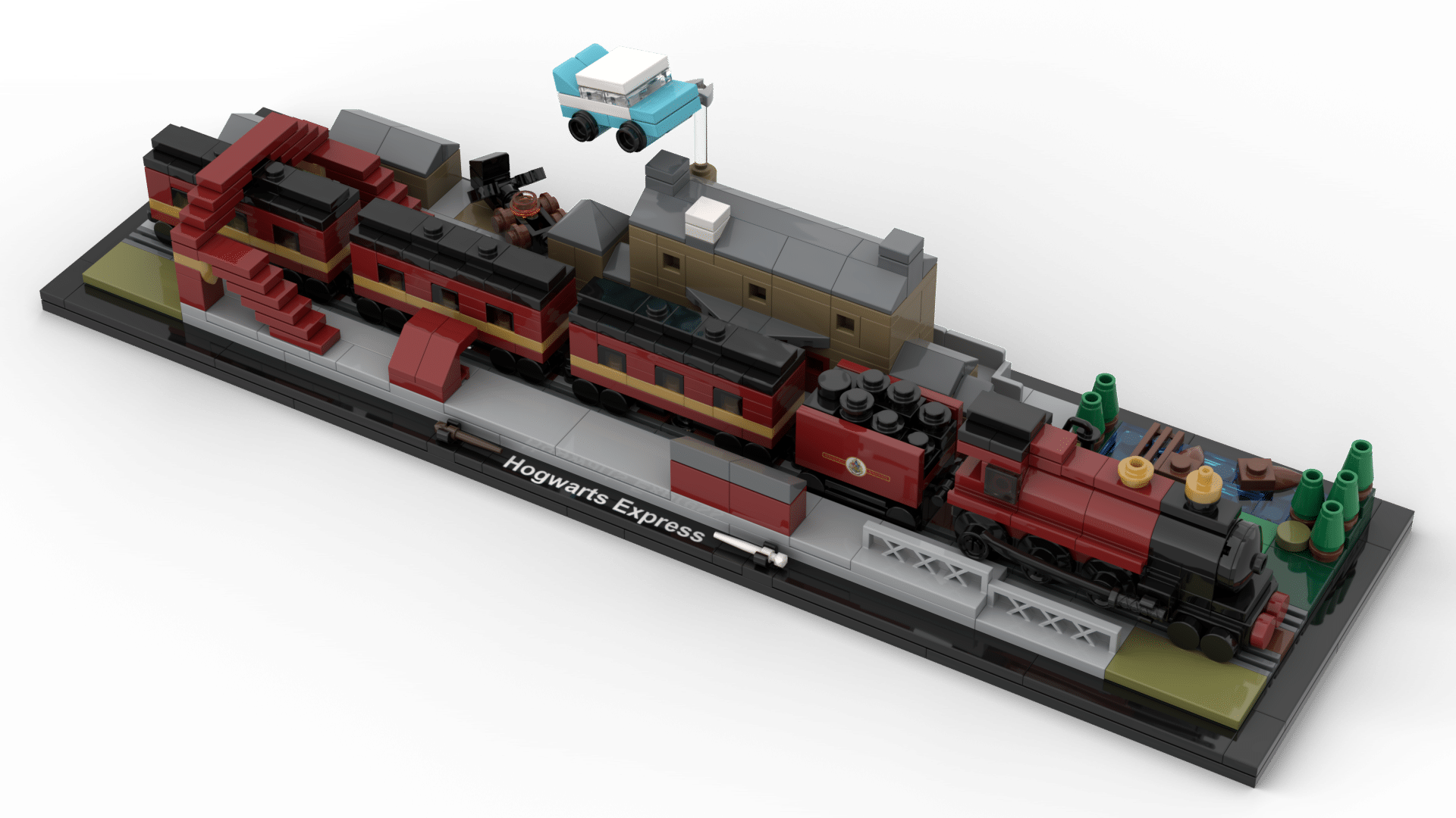 Wallpaper #WSwaSpMB0E1QgA7wsvVO171 Lego Custom Instructions Hogwarts Express and Hogsmeade Station