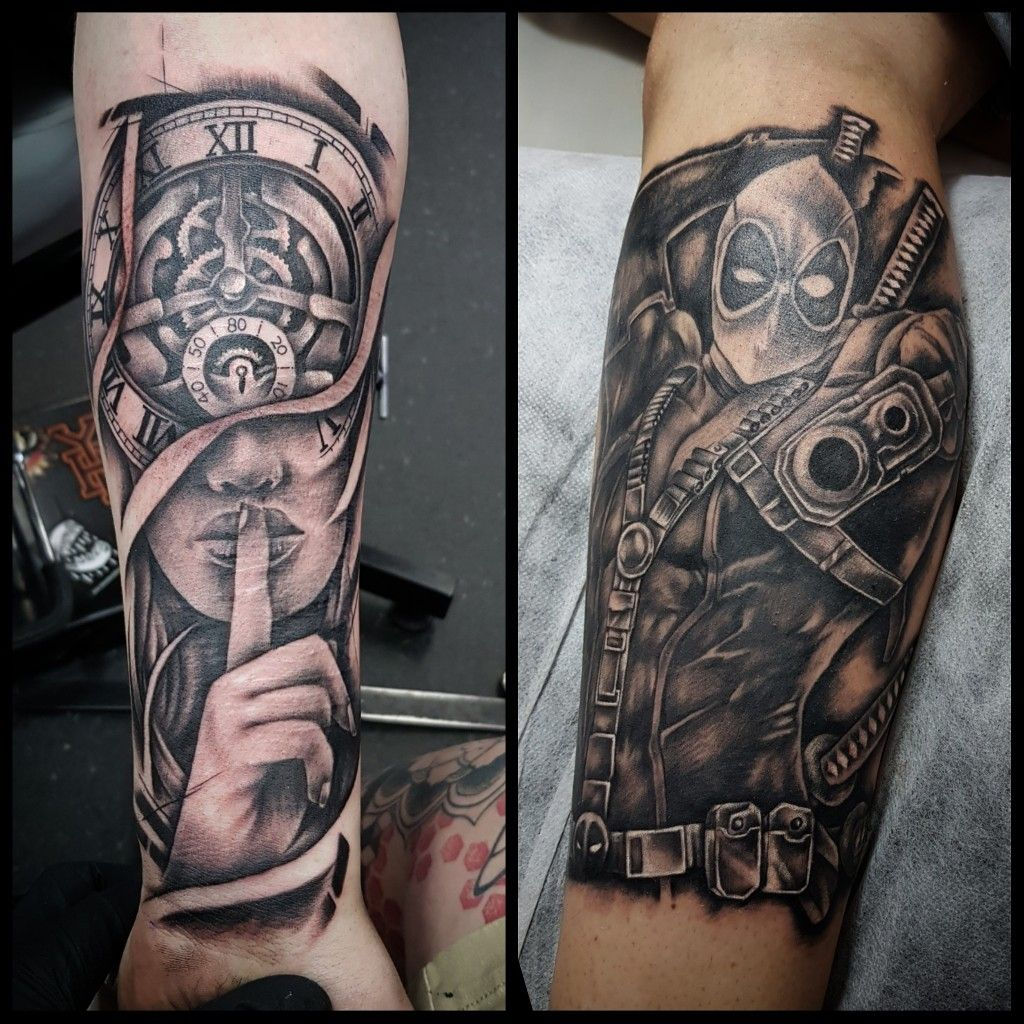 Wallpaper #9130c Marvel Tattoo Photo by Gus H Tattoo on Instagram Deadpool