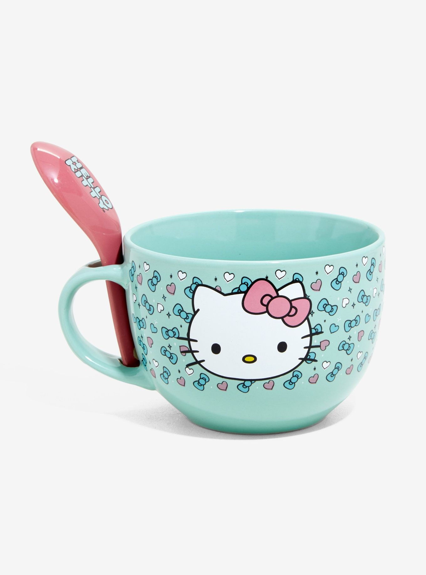 Wallpaper #olgrNJMBzN9vxX34kTtJ88 Hello Kitty Mint Soup Mug Spoon Set This Soup Mug and Spoon Set is