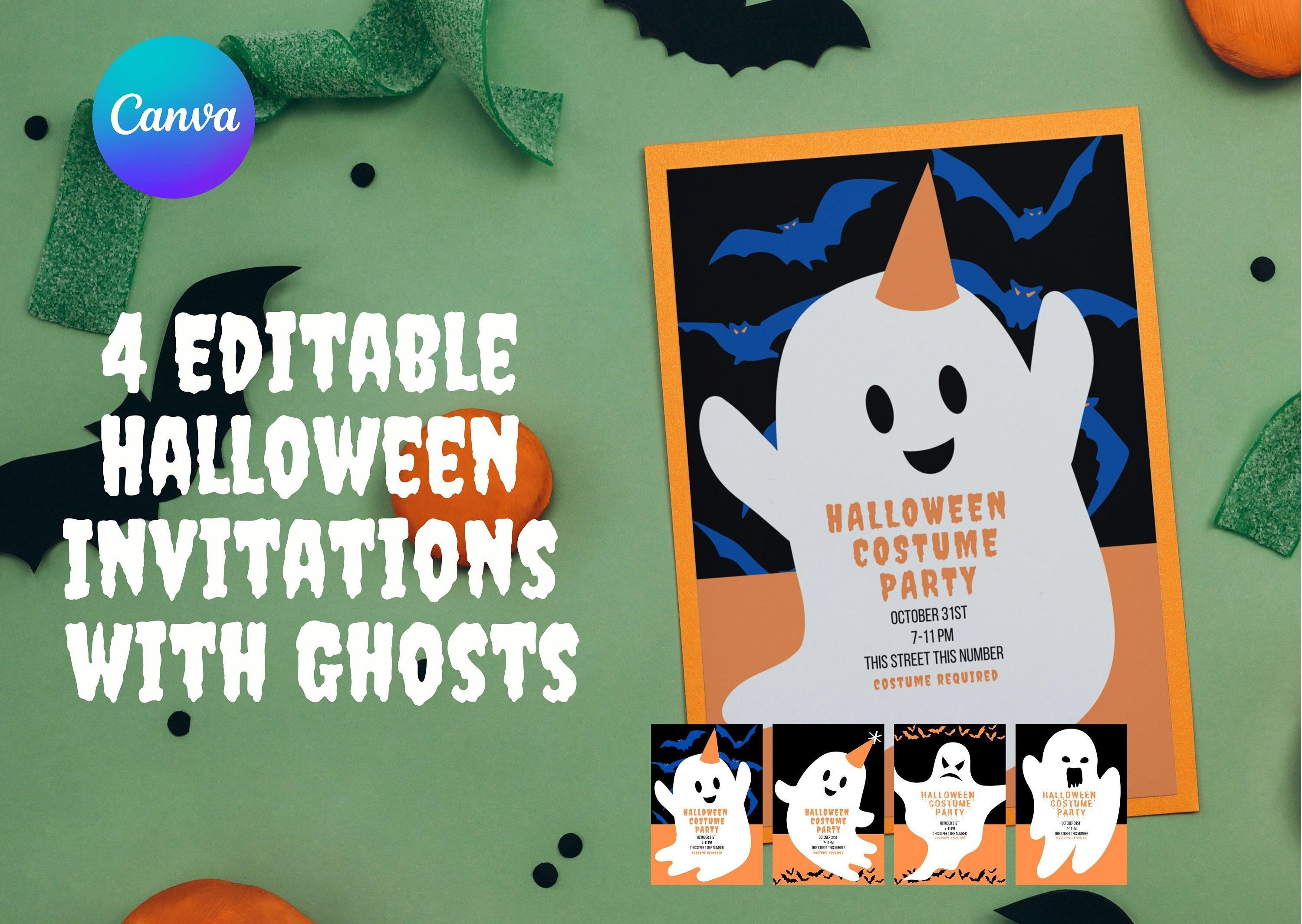 Wallpaper #XPTBOZMBKFX8bn3rFHcU160 Editable Halloween Ghost Birthday Invitation Hey Boo Cute Ghost