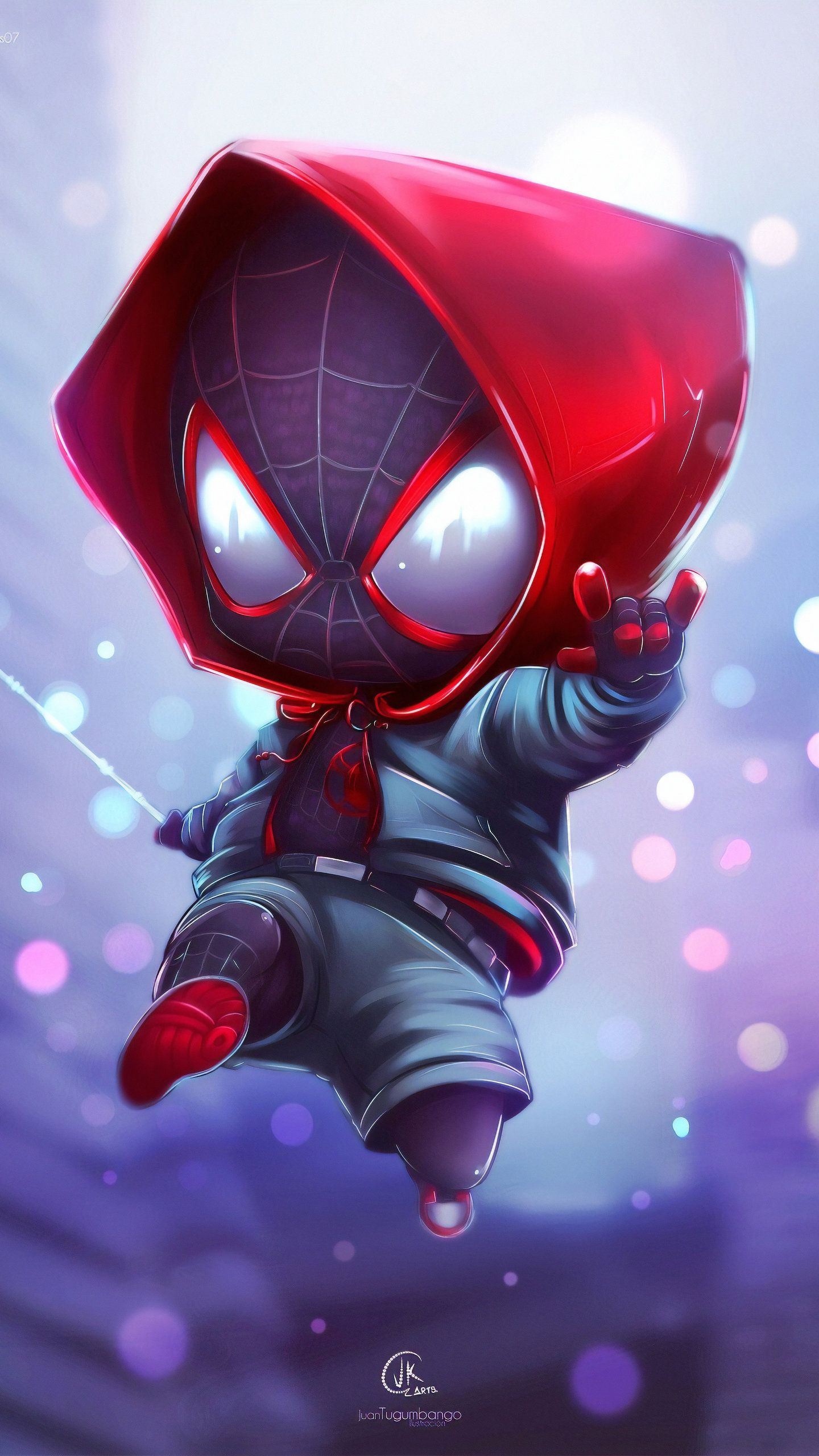 Wallpaper #PX3Z8Y4Bnwiau_P6-wo046 Chibi Spider Miles HD Superheroes Wallpapers Photos and Pictures Id