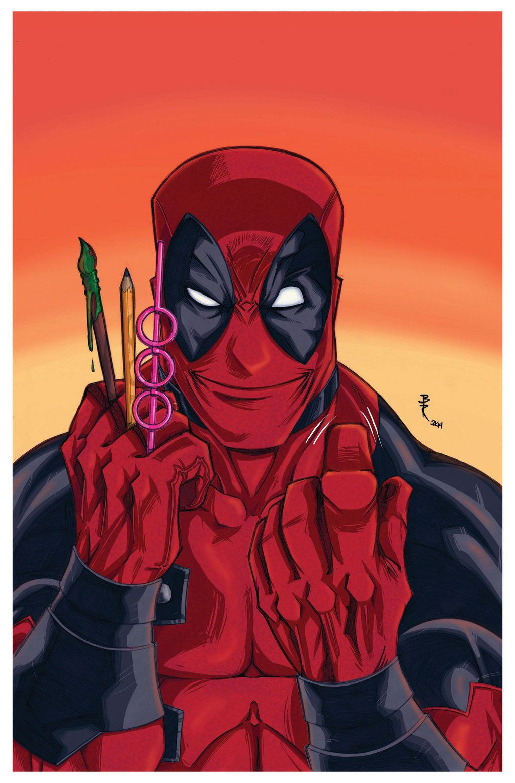 Wallpaper #pmjDFpMBSpphPi3-rQx958 Deadpool by Bob Raymond Deadpool Photos Deadpool Fan Art Lady