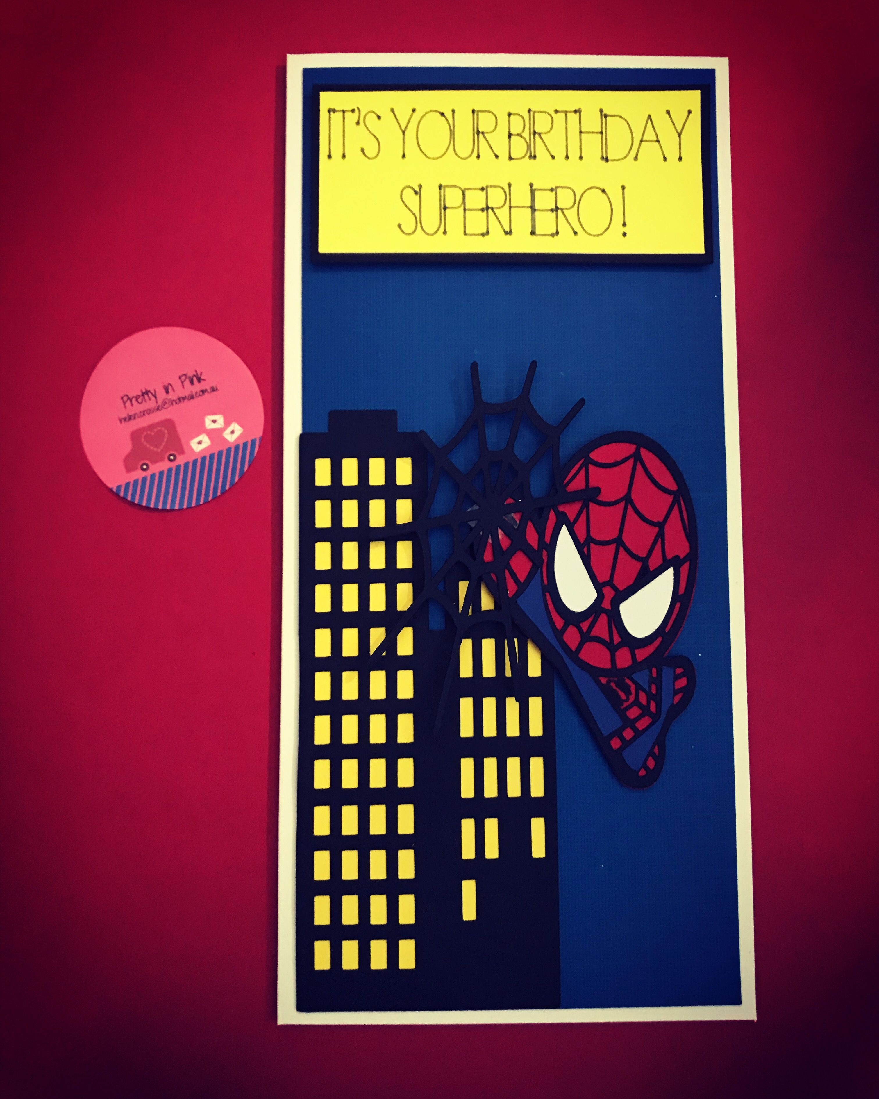 Wallpaper #JxVKNpMB-CQNECa20icS24 Spiderman Birthday Card Spiderman Birthday Cards Male Cards