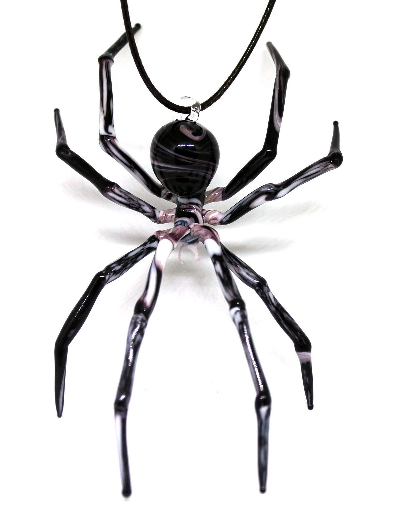 Wallpaper #H_SpOZMBKFX8bn3rSXeg269 Helloween Glass Spider Figurine by Glass Symphony Art Lampwork