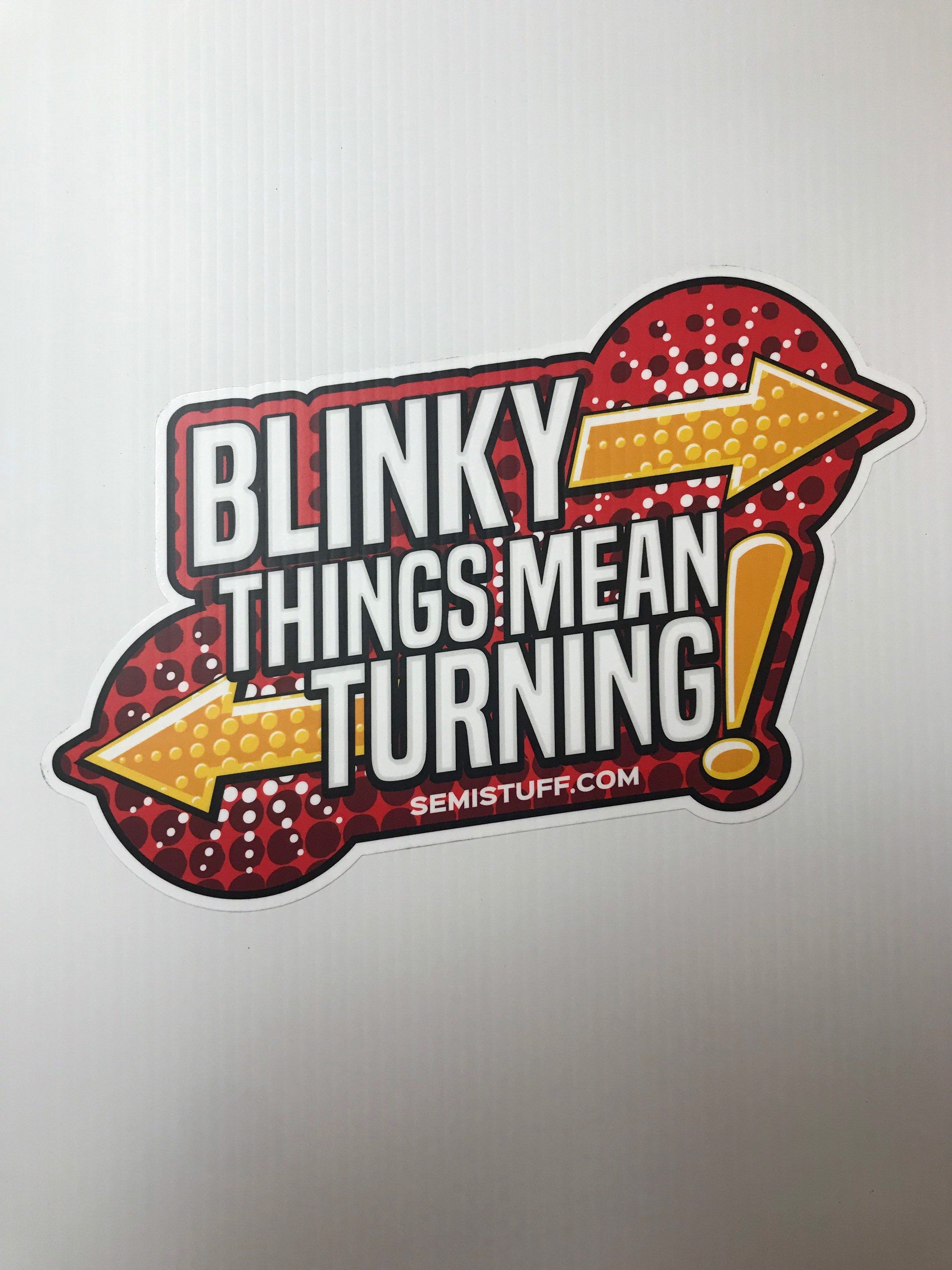 Wallpaper #rbg73JIBJvJKYCmEZfqB184 Blinky Things Mean Turning Semi Truck Sticker Decal Semi Trucks