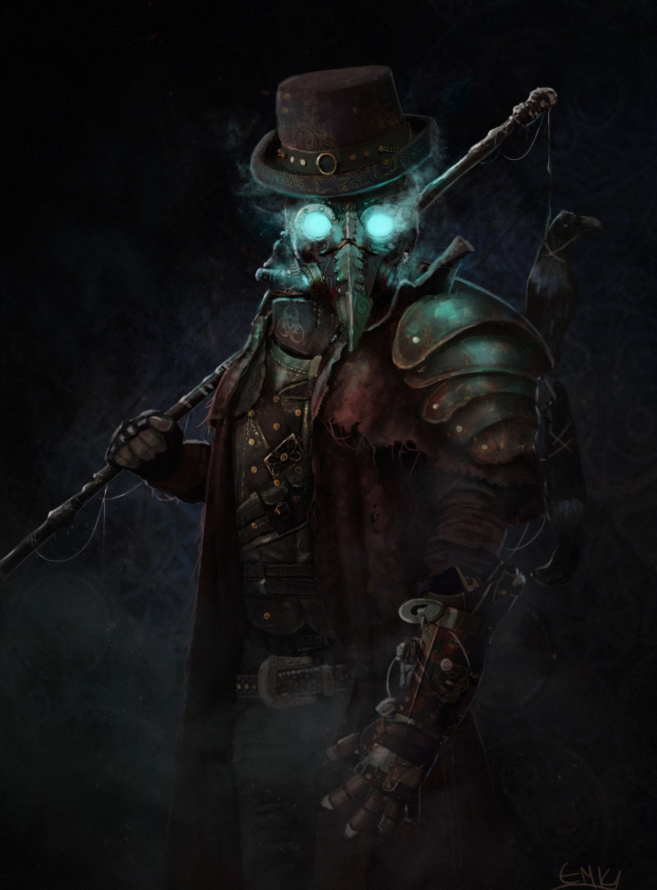Wallpaper #hRnVFo8BtGB6xQ78u27g39 Steampunktendencies Plague by Emilis Emka Steampunk Characters