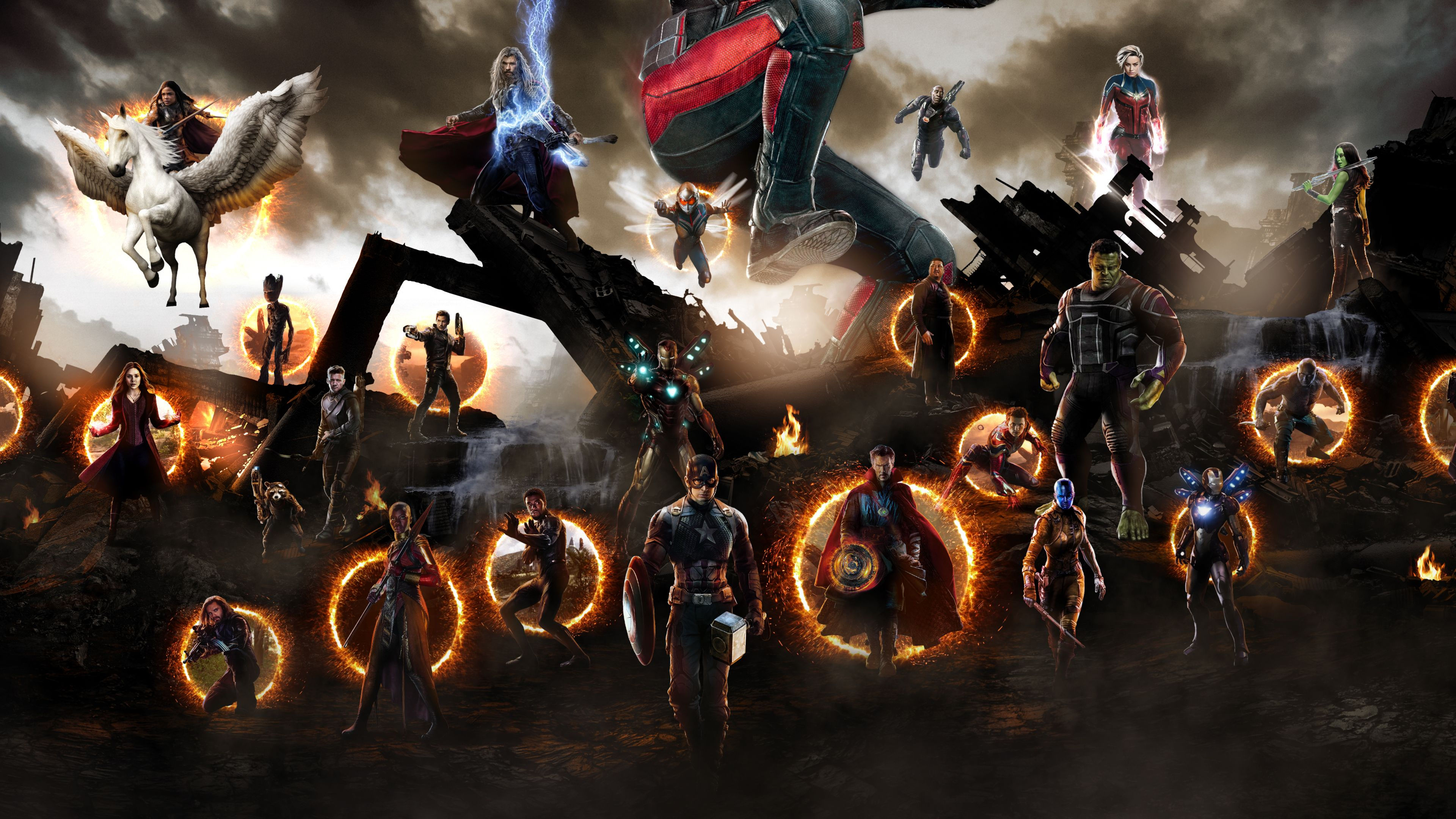 Wallpaper #kWfv-pIBSpphPi3-RJIg184 Avengers Endgame Final Battle Scene 4K Superheroes Wallpapers Movies