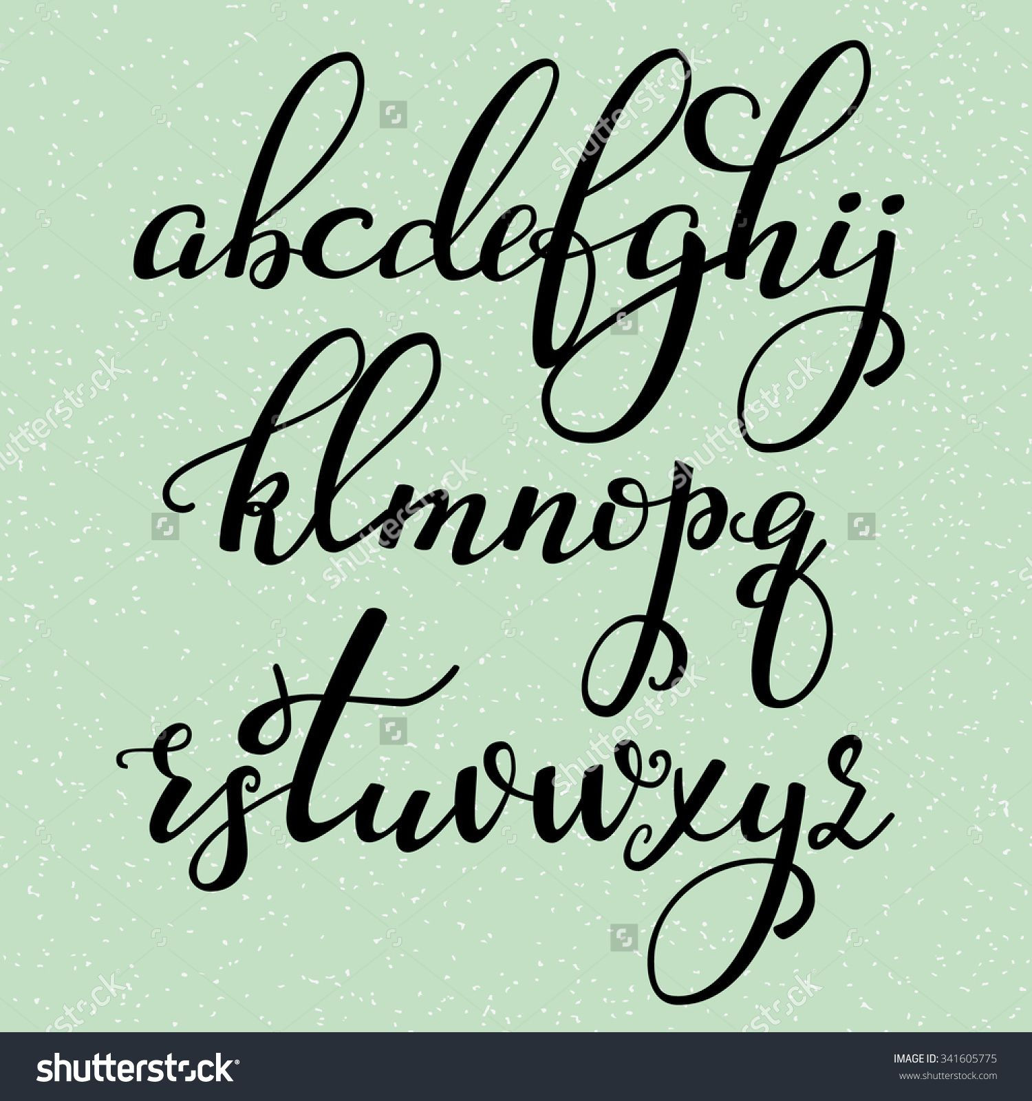 Wallpaper #OBcxPpMBPLD5_VENkd_d277 Handwritten Brush Style Modern Calligraphy Cursive Font Calligraphy
