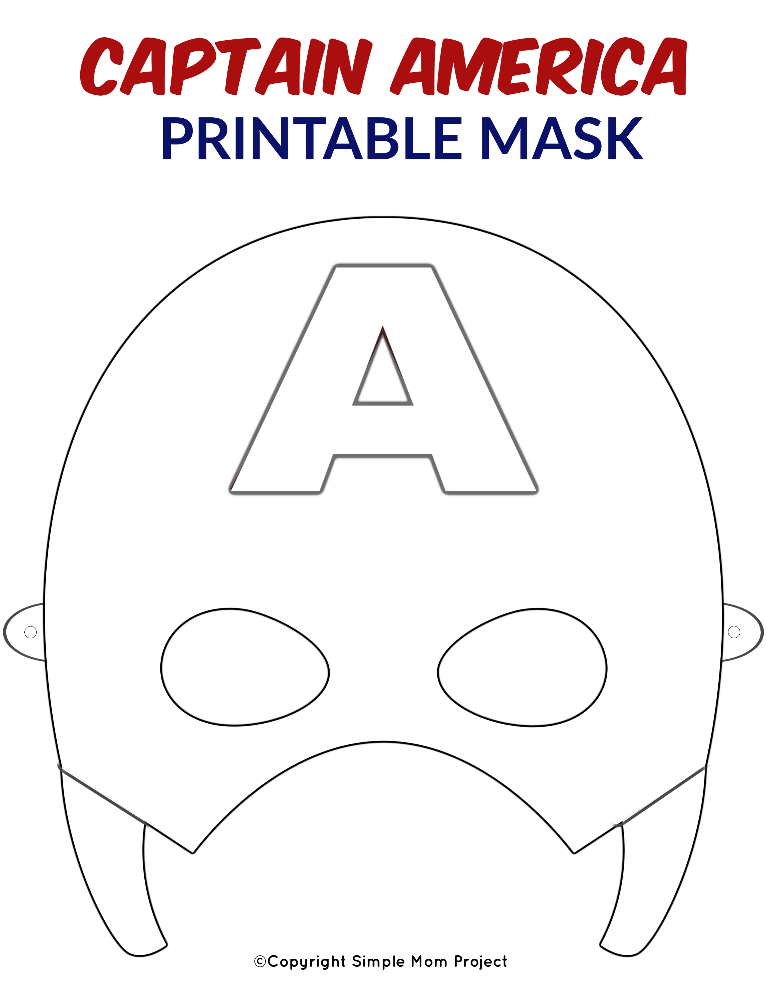 Wallpaper #j2fLAZMBSpphPi3-NKzH0 Free Printable Superhero Face Masks for Kids Mask for Kids Captain