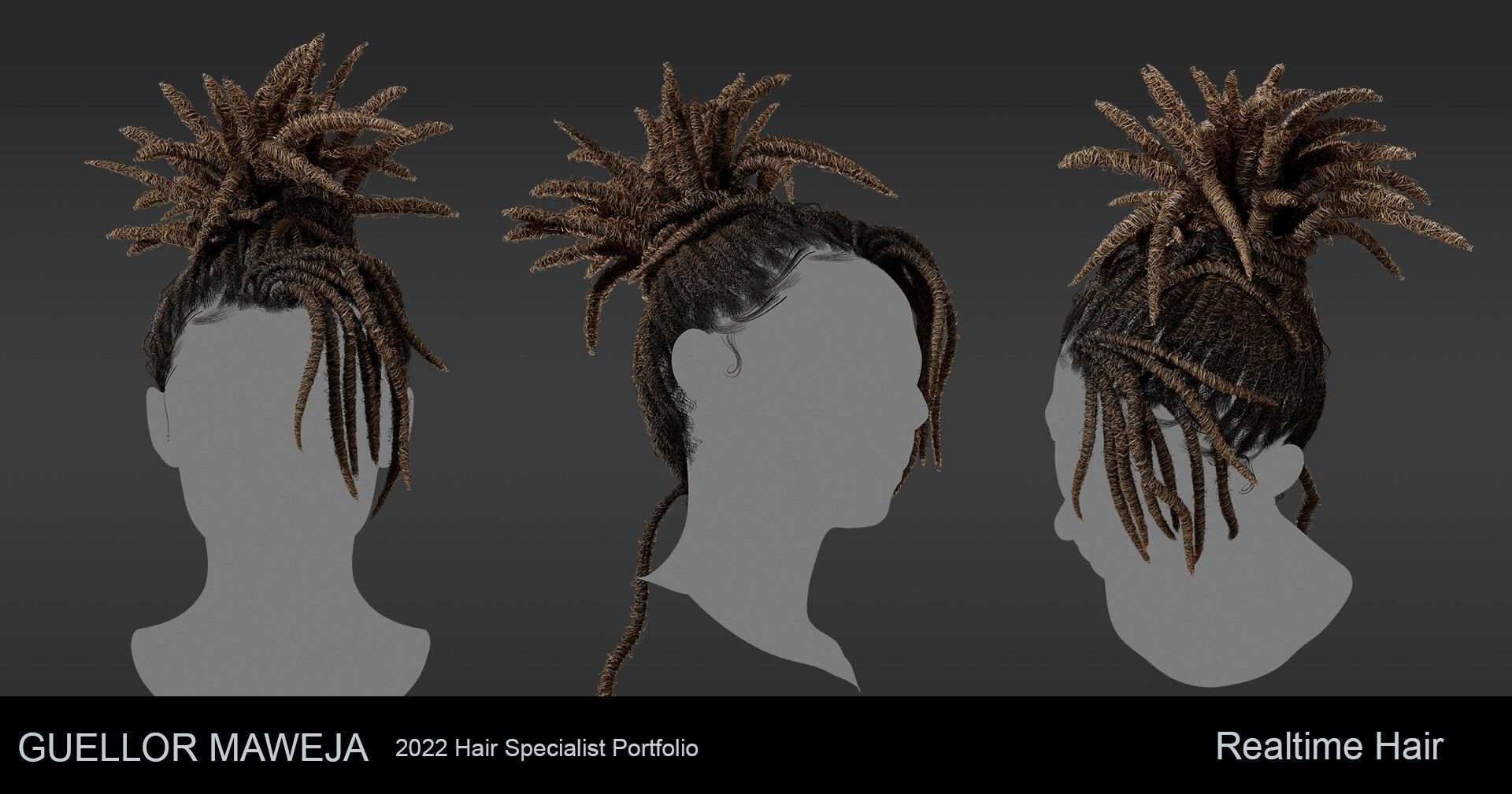 Wallpaper #XX2Y844Bnwiau_P6jw1w37 Realtime Female Dreadlocks Guellor Maweja Dreadlocks Hair Styles Xgen