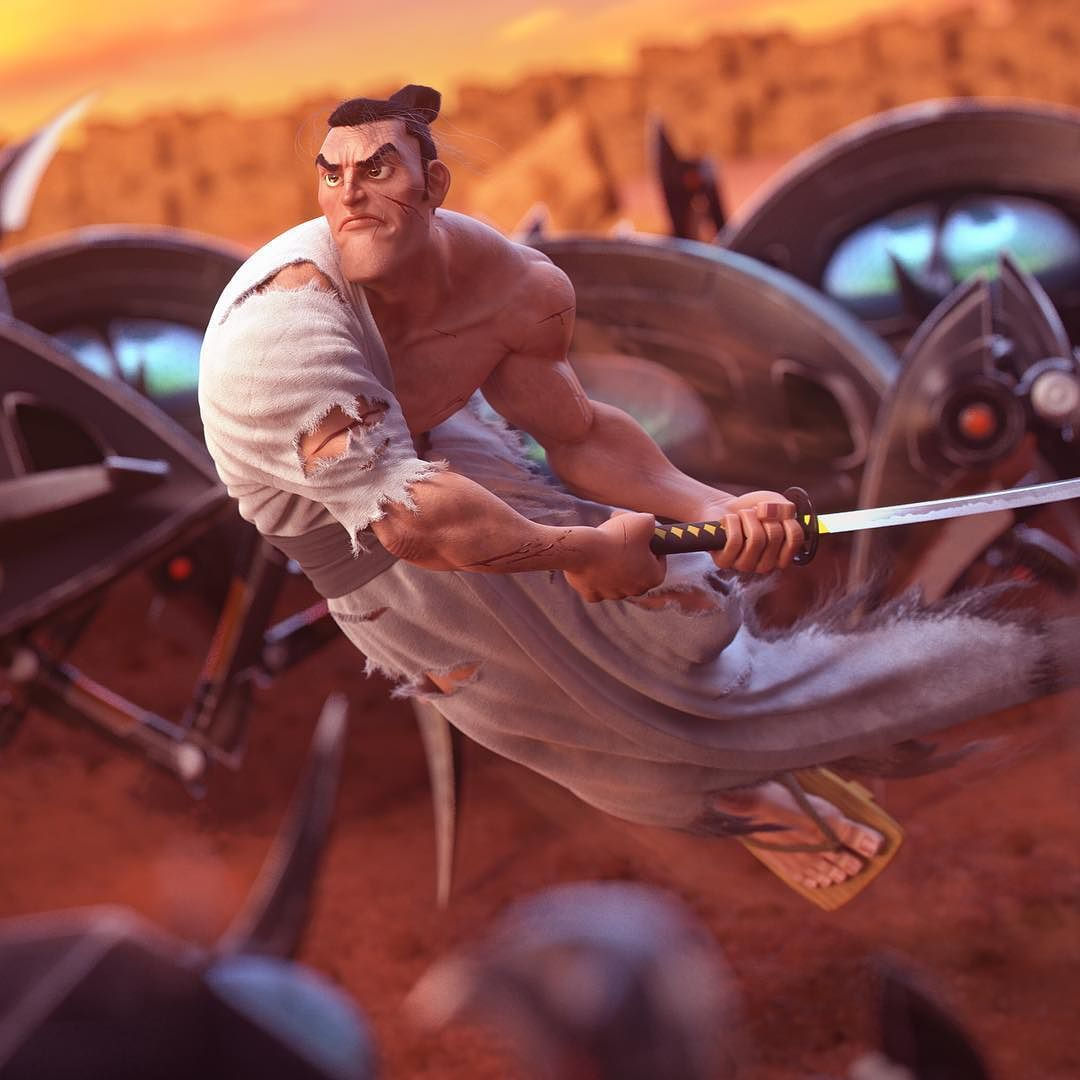 Wallpaper #LQPxZZMBpyOg8YnEktpT88 Cartoon Brew on Instagram What Samurai Jack Might Look Like in 3D