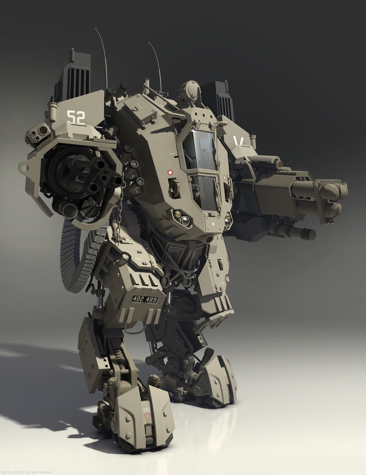 Wallpaper #FTHPNZMB5zzyi_yY1ljw162 3D Model for Crytek Mesh Boss Hi Poly Denis Didenko Mech Robot