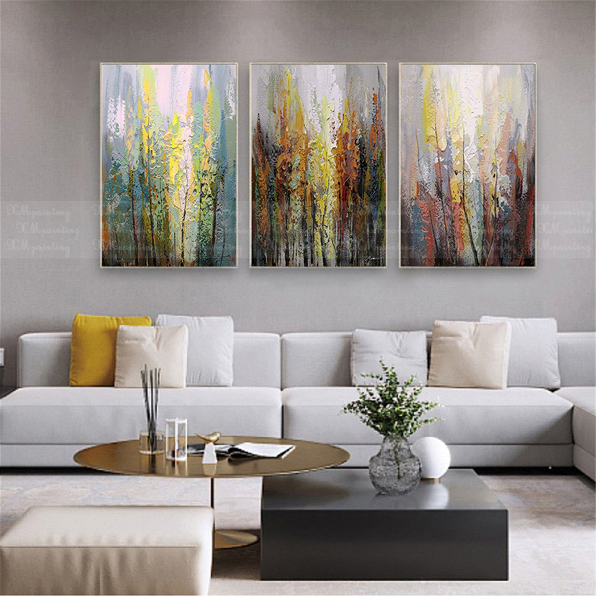 Wallpaper #02714 Three New Very Large Tree Paintings Rich Gane Art