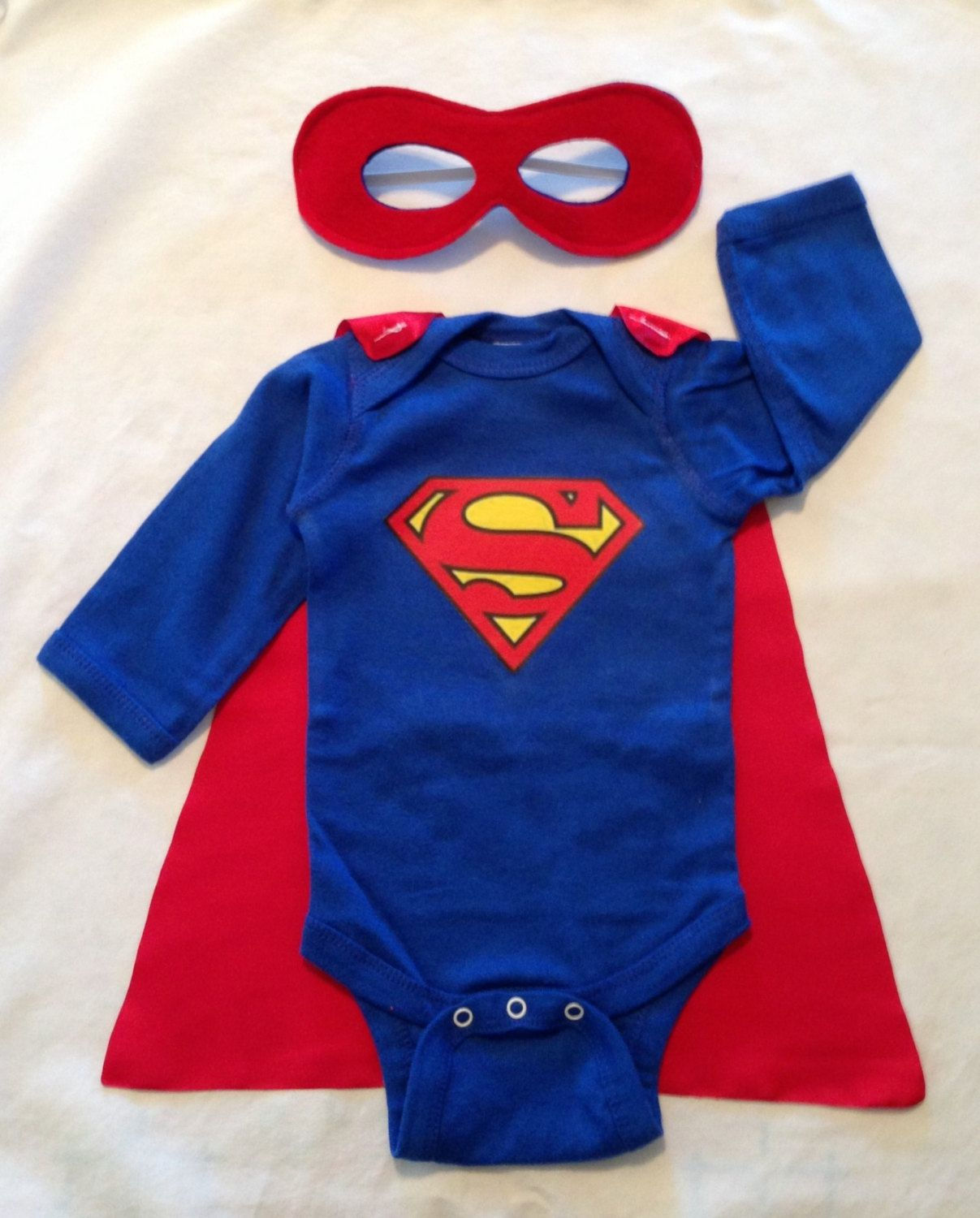 Wallpaper #OGdH-JIBSpphPi3-nIkz64 Superman or Superwoman Superhero Baby Onesie with Detachable Satin Cape