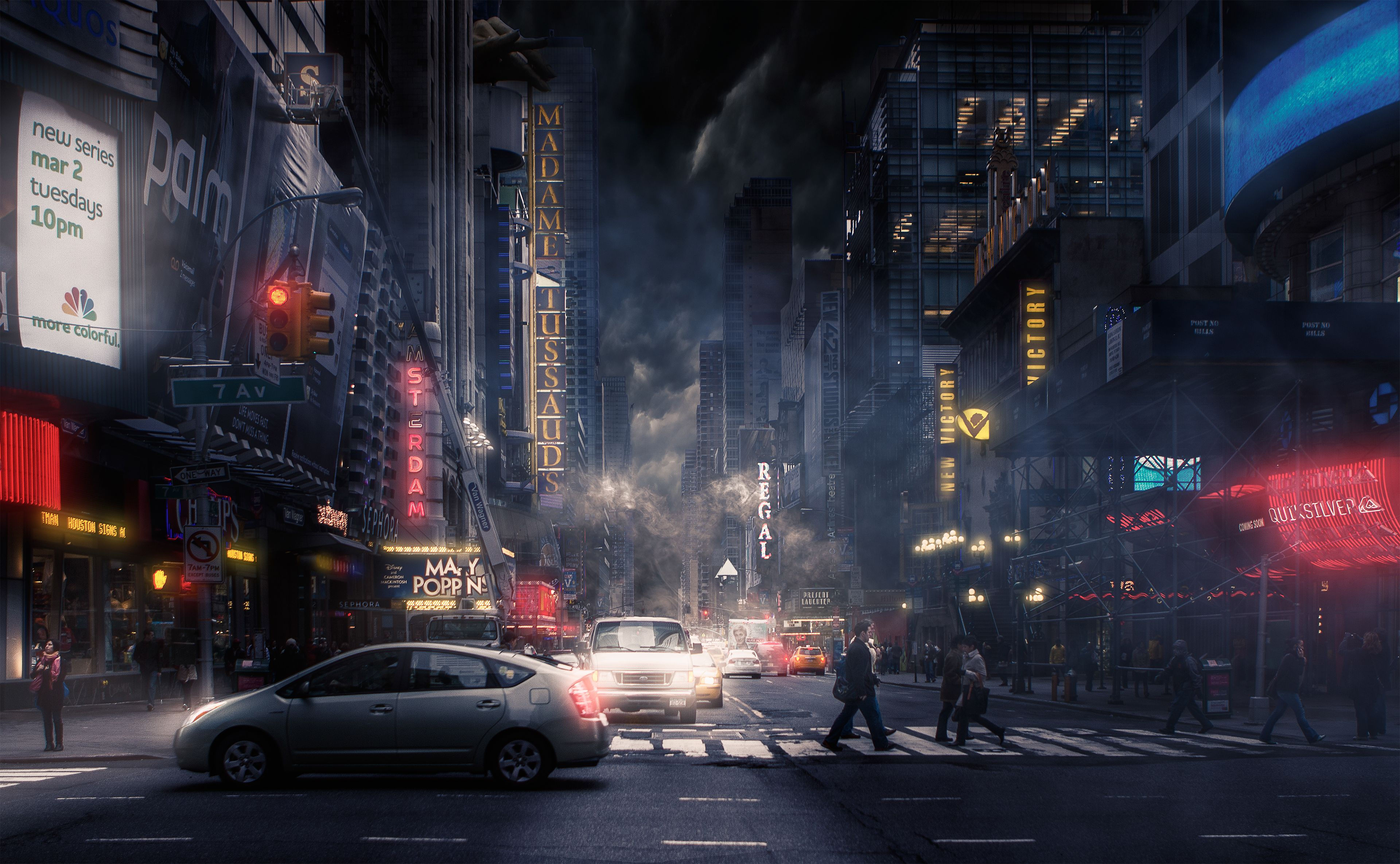 Wallpaper #XWcEDpMBSpphPi3-9ejJ58 Street Stories Gotham on Behance Lightroom Photoshop Nyc